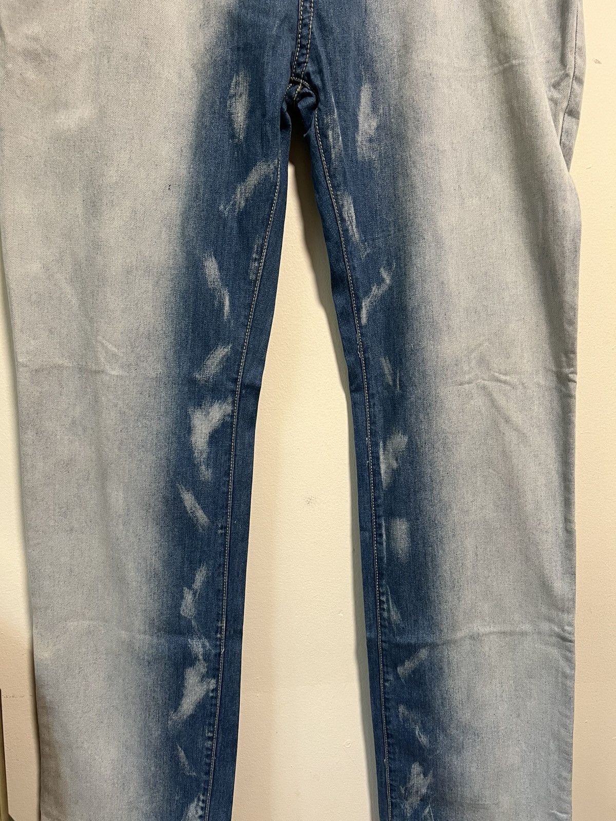 Robins Jeans ROBINS JEANS SWAROVSKI CRYSTAL LONG FLAP POCKET Size US 38 / EU 54 - 2 Thumbnail