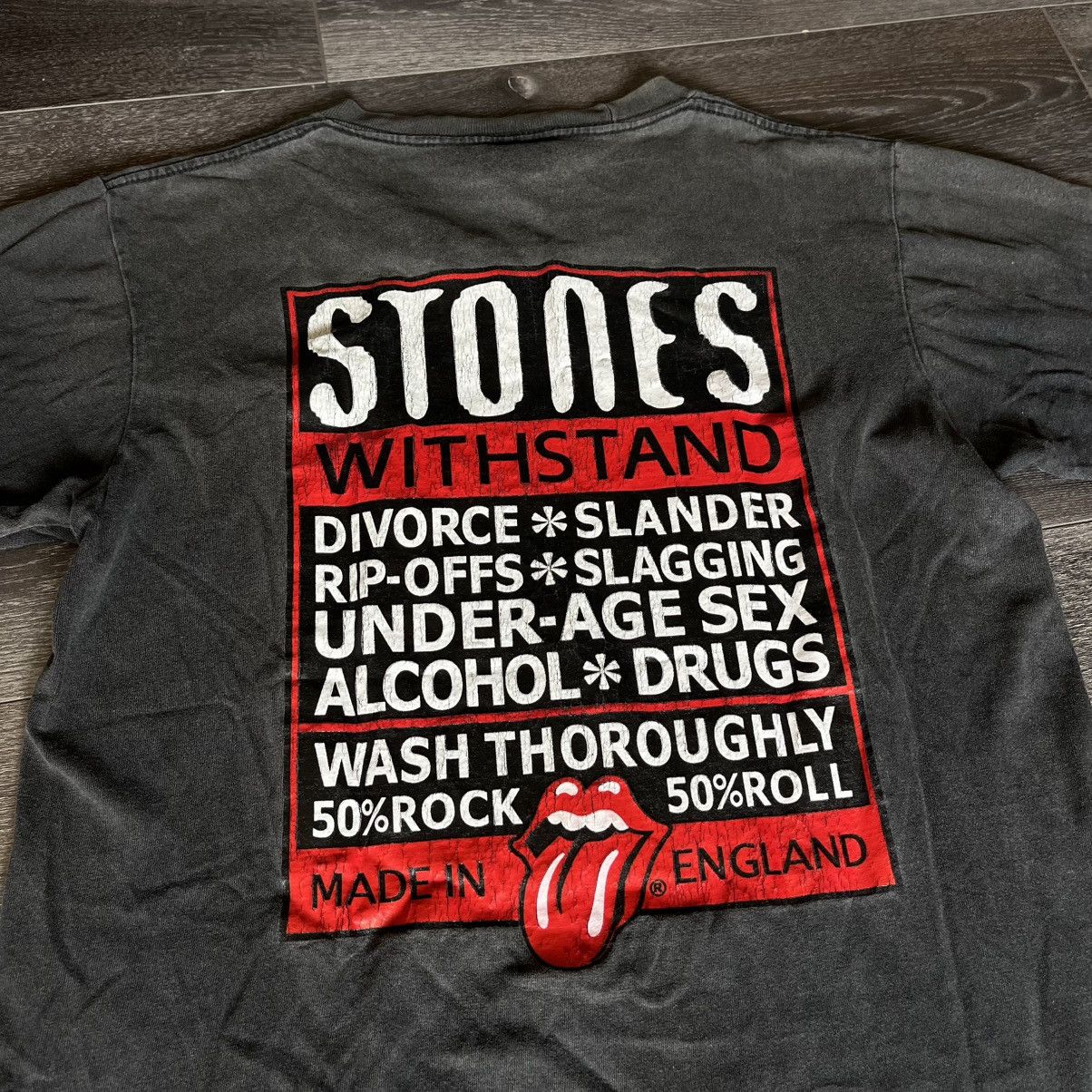 The Rolling Stones Vintage The Rolling Stones Wall of Fame Withstand Band Tee Size US M / EU 48-50 / 2 - 4 Thumbnail