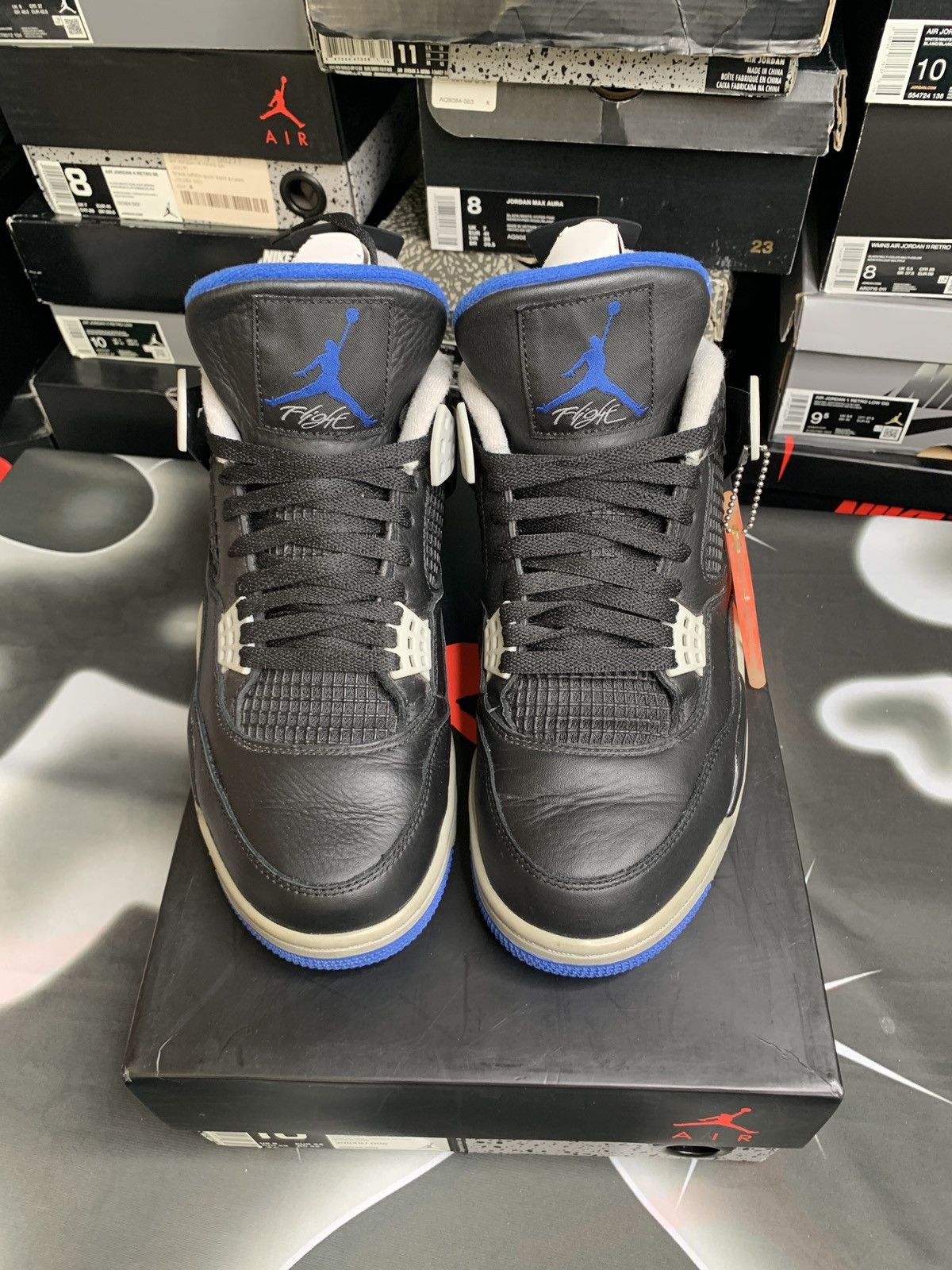 Jordan Brand Air Jordan 4 Retro Motorsports Alternate Size US 10 / EU 43 - 3 Thumbnail