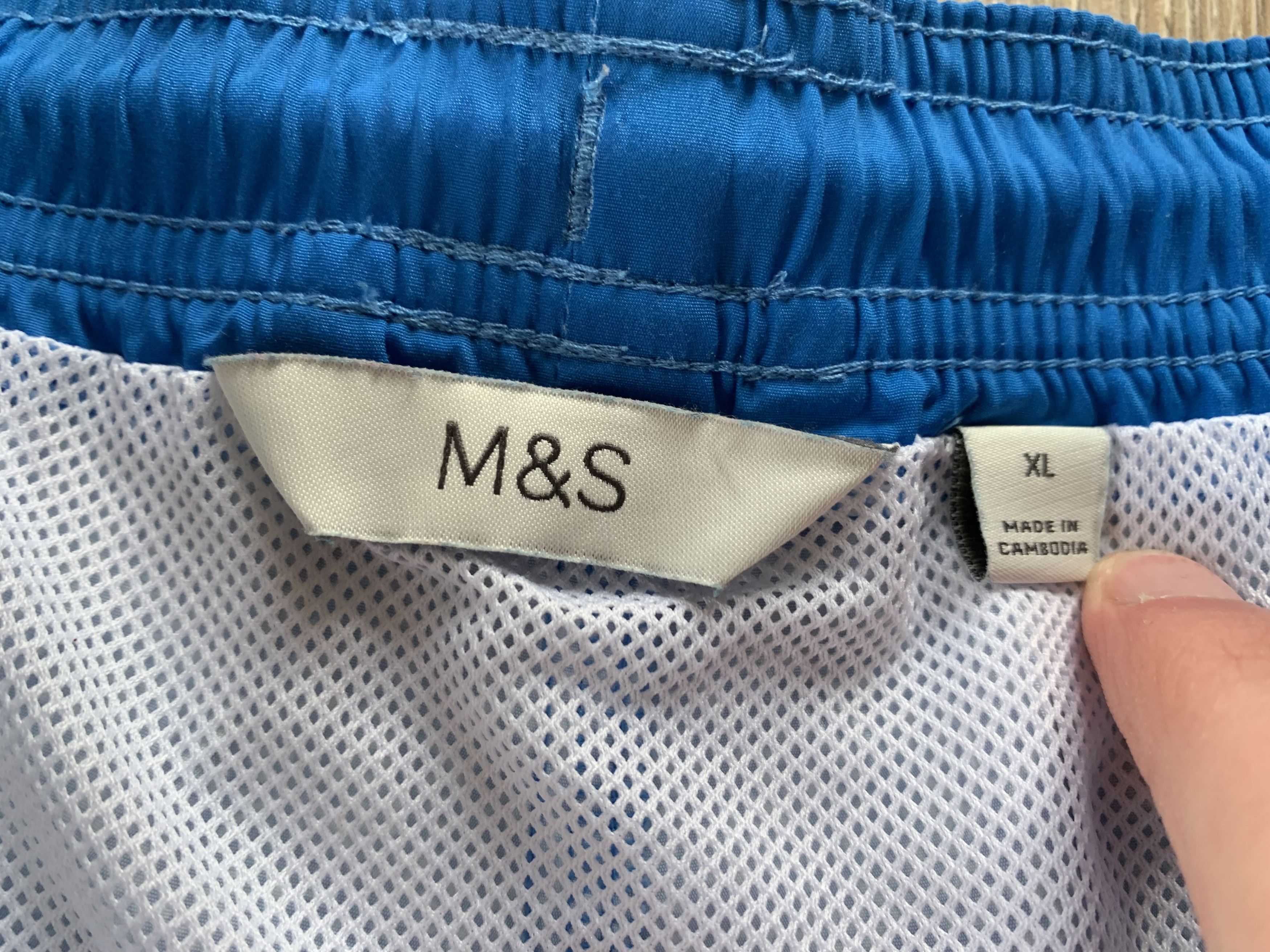 Marks & Spencer Marks & Spencer Blue Beach Swim Shorts Size US 36 / EU 52 - 5 Thumbnail