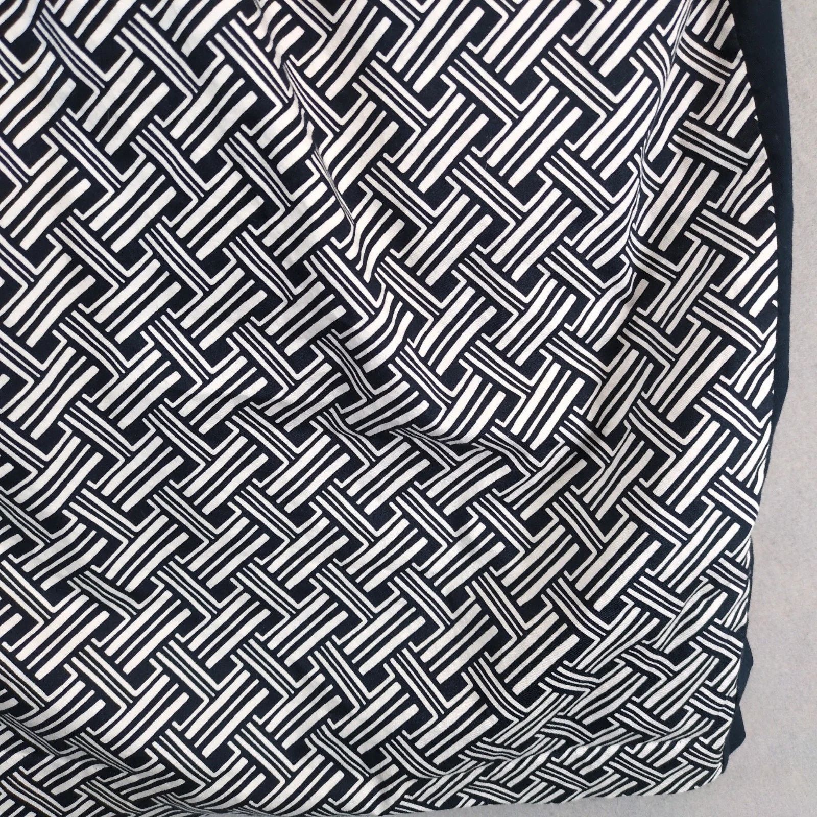 Banana Republic Banana Republic Navy White Geometric Sleeveless Dress Sz 12 Size XL / US 12-14 / IT 48-50 - 10 Thumbnail