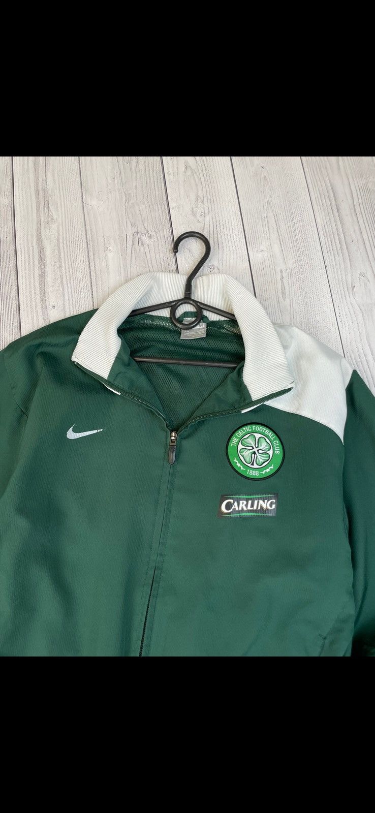 Nike Vintage nike Celtic soccer jacket size L rare logo Size US M / EU 48-50 / 2 - 2 Thumbnail