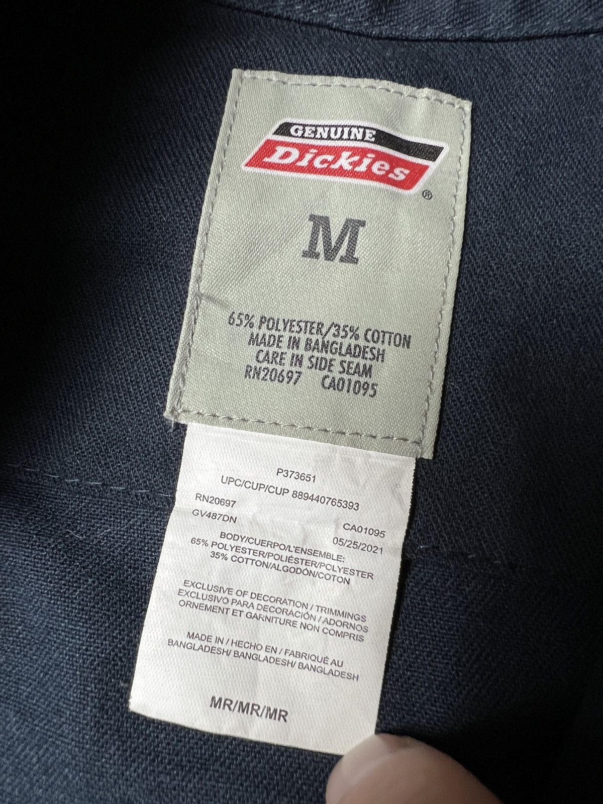 Dickies Japanese Brand Dickies y2k Workwear Vintage 90s overall M Size US 34 / EU 50 - 19 Thumbnail