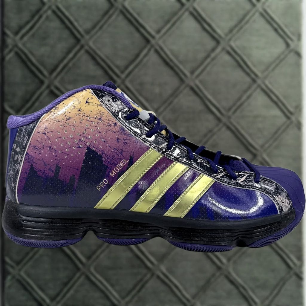 Adidas Adidas Sneakers Men Purple/Gold NBA Pro Model 2010 City Pack Basketball - 15 Size US 15 / EU 48 - 1 Thumbnail