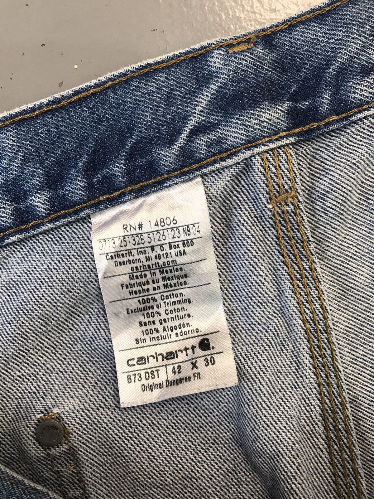 Carhartt × Vintage Vintage Carharttt b01 Des double knee denim Size US 42 / EU 58 - 5 Thumbnail