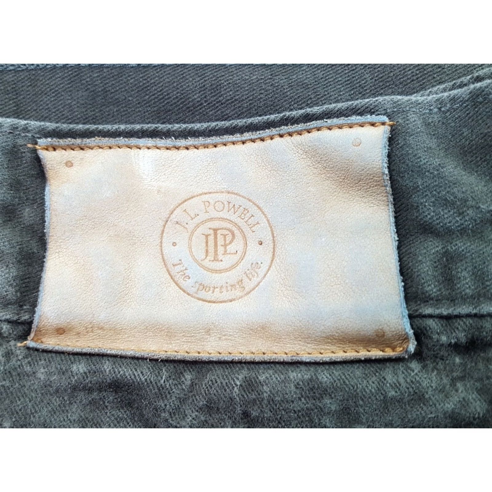 Vintage JL Powell Women's Brown Denim Straight Leg Relaxed Fit Jeans Pants 37" Inseam 32" Size 25" / US 0 / IT 36 - 7 Thumbnail
