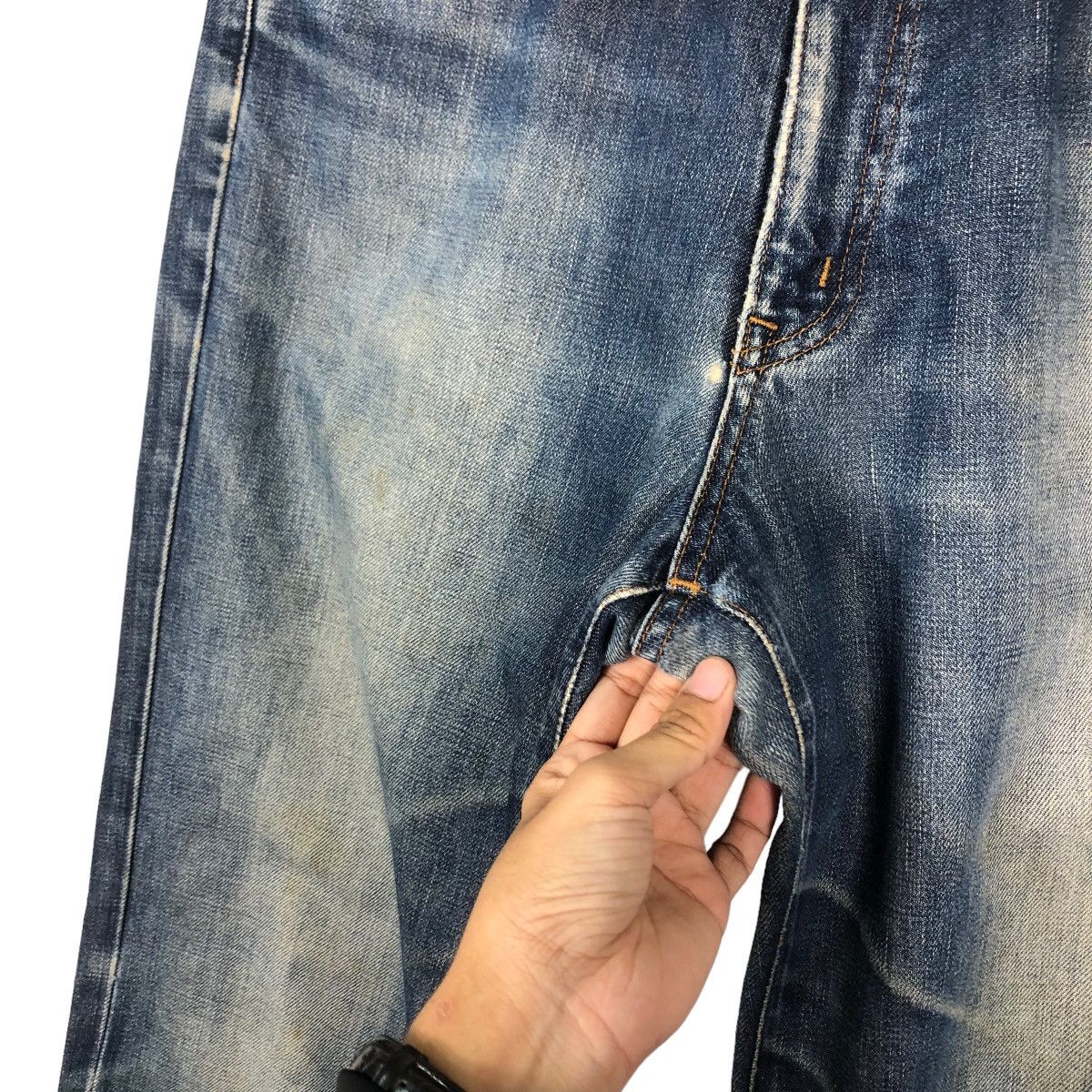Edwin 🔥Vintage Edwin 503 Denim Jeans Flare Issey Miyake Size US 32 / EU 48 - 15 Thumbnail