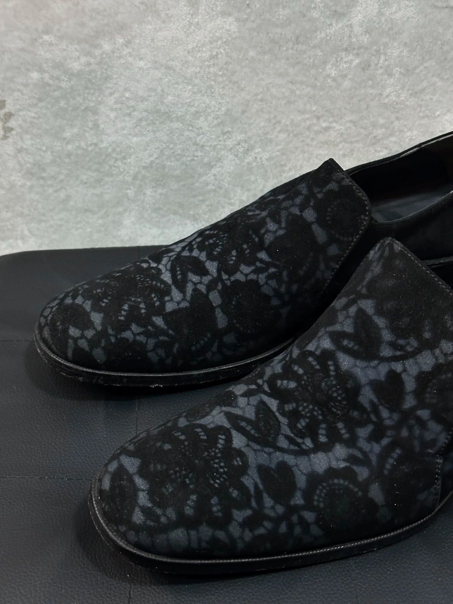 Alexander McQueen Alexander McQueen Floral Suede Loafers Size US 10.5 / EU 43-44 - 5 Thumbnail