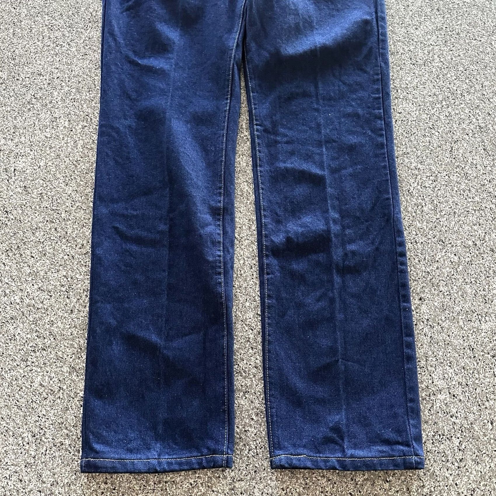 Lee VINTAGE Lee Jeans Womens 16 L 32x34 Ms Riders Union Stamp Made in USA Dark Wash Jeans Size 38" / US 16 / IT 52 - 3 Thumbnail