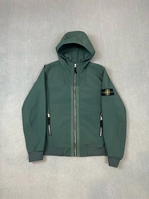 Stone Island Stone Island Women's Green Cotton Jacket 0089 Size M / US 6-8 / IT 42-44 - 1 Thumbnail