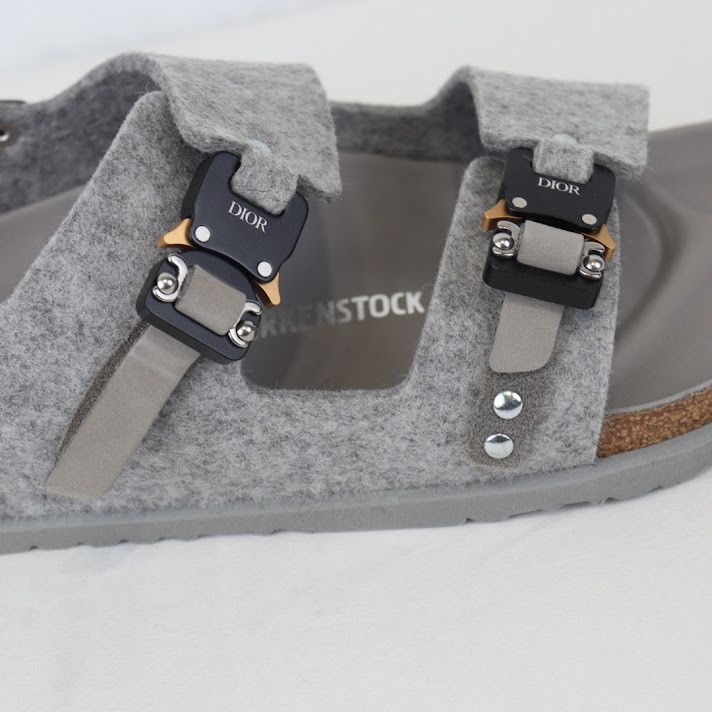 Birkenstock × Dior o1rshd1 M-Milano Sandal in Grey Size US 14 / EU 47 - 6 Thumbnail