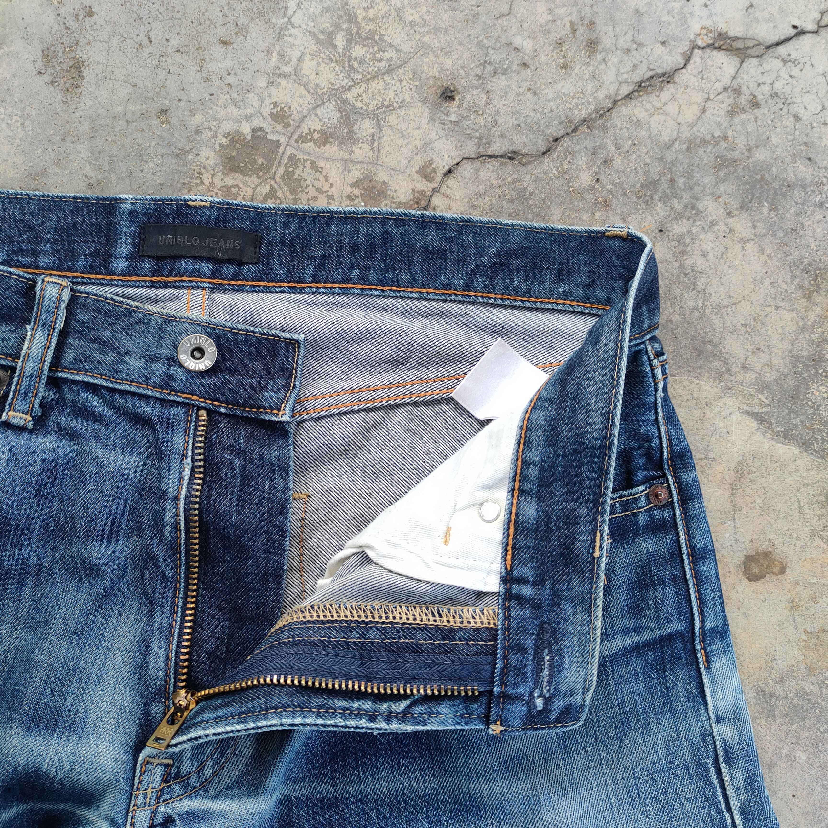 Japanese Brand × Jean × Vintage W33 VINTAGE JAPANESE FADED JEANS DENIM PANTS Size US 33 - 8 Thumbnail