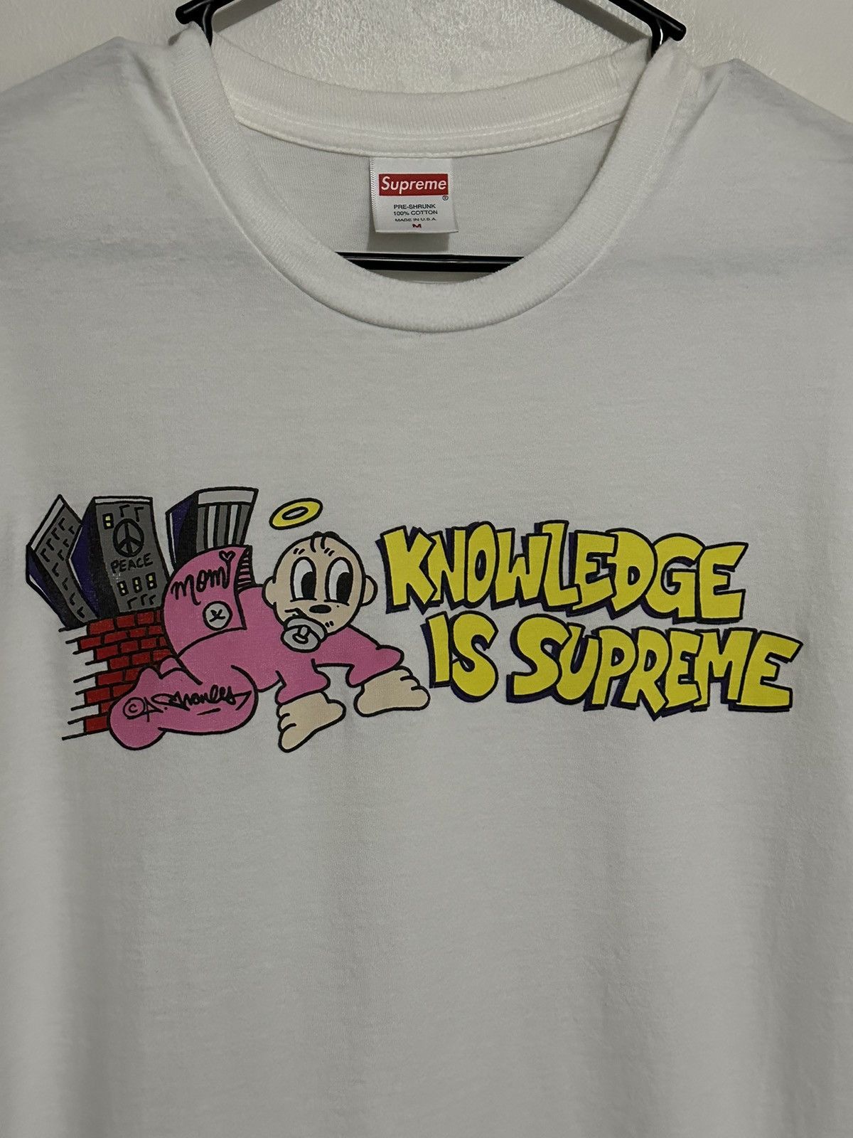 Supreme Supreme Knowledge Tee Size US M / EU 48-50 / 2 - 2 Thumbnail