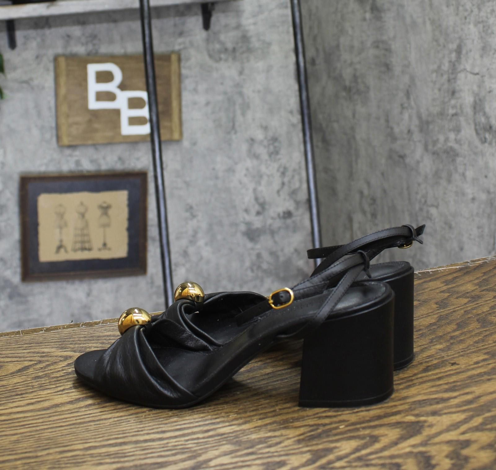 Steve Madden Steve Madden Caden Heeled Sandal Cade07s1 Black Leather 9m Size US 9 / IT 39 - 2 Thumbnail