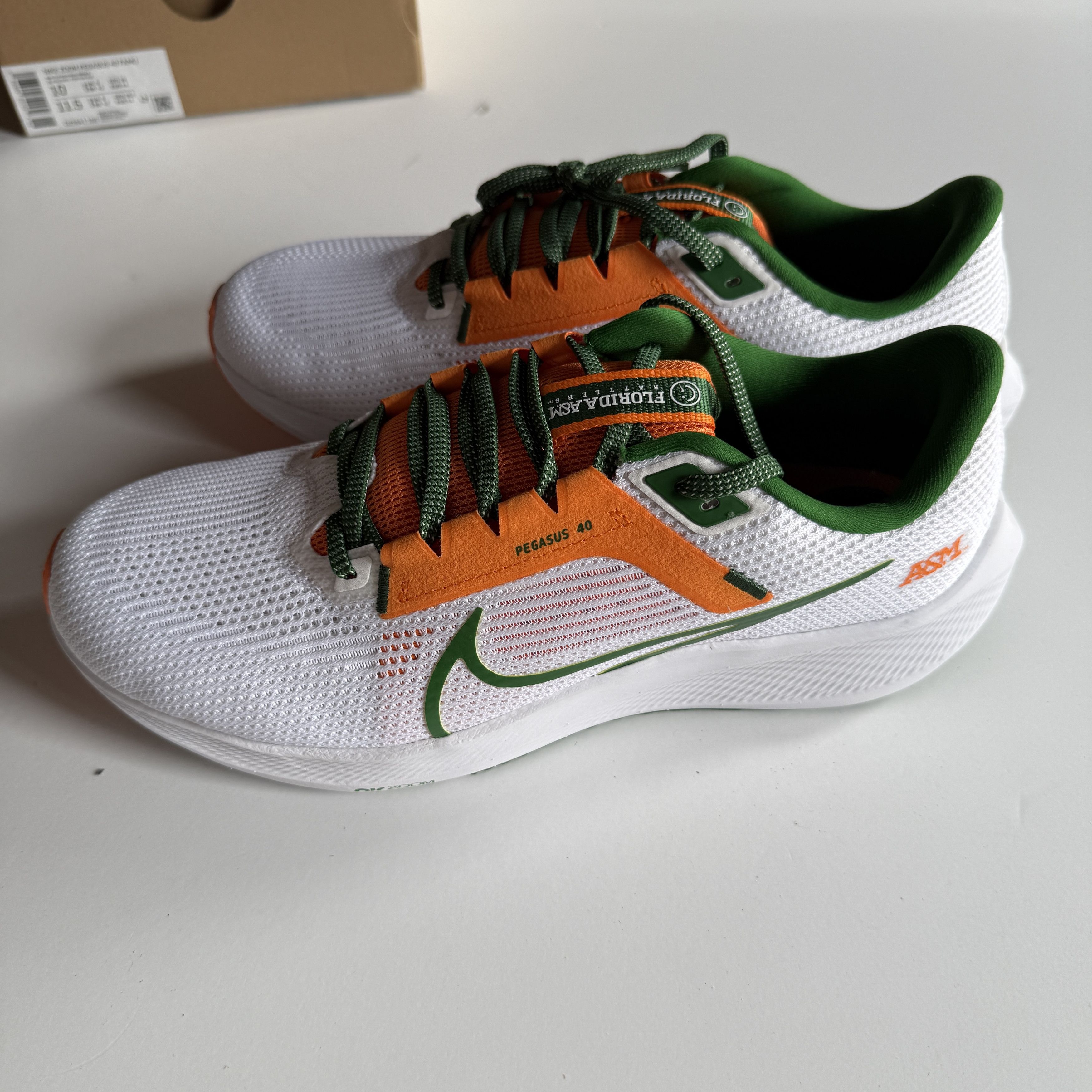 Nike NIKE Air Zoom Pegasus 40 FAMU Running Shoe Size US 10 / EU 43 - 2 Thumbnail