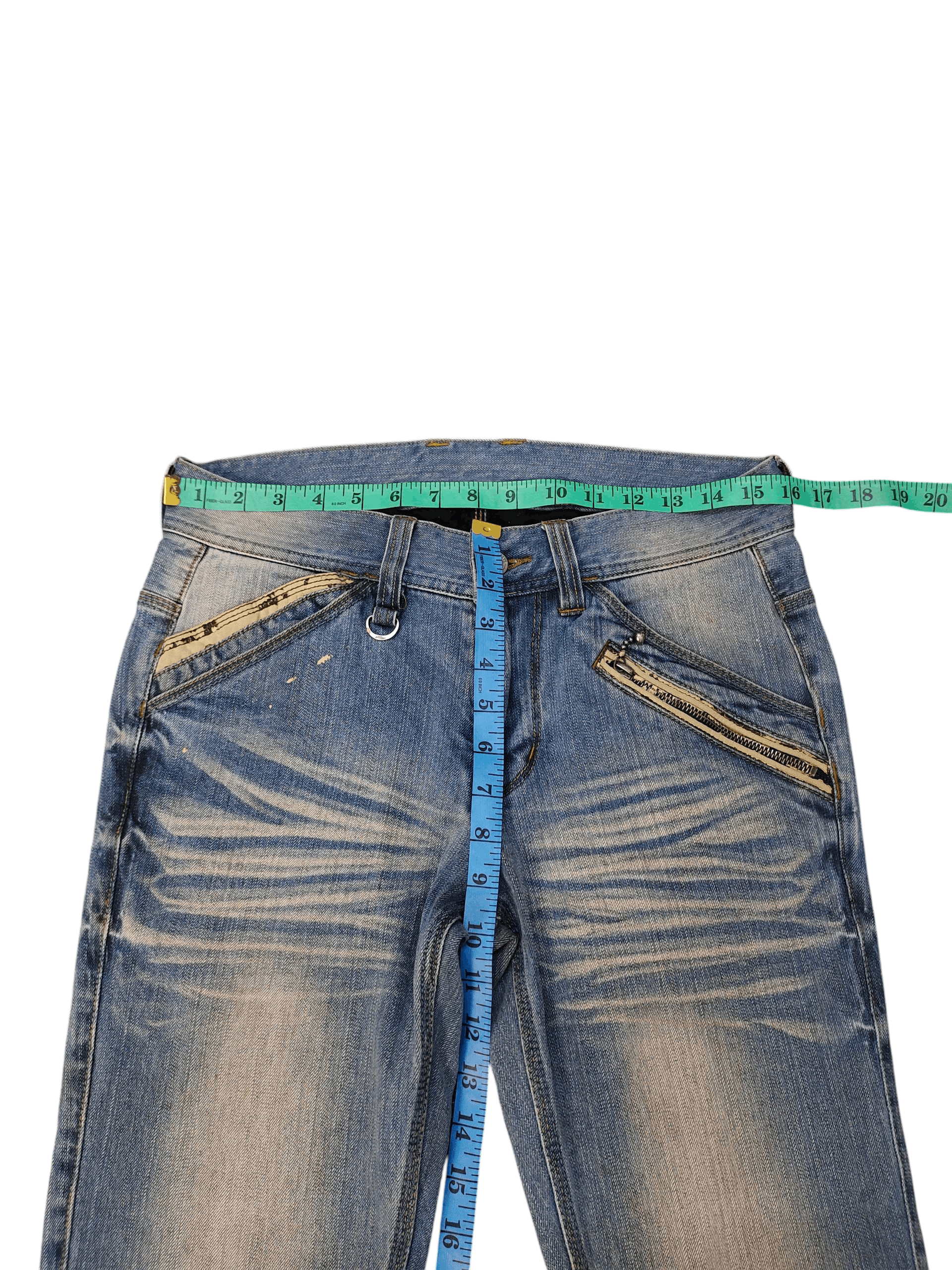 If Six Was Nine Flare Jeans Nicole Japan Denim Bootcut Ifsixwasnine Lgb Size US 31 - 19 Thumbnail