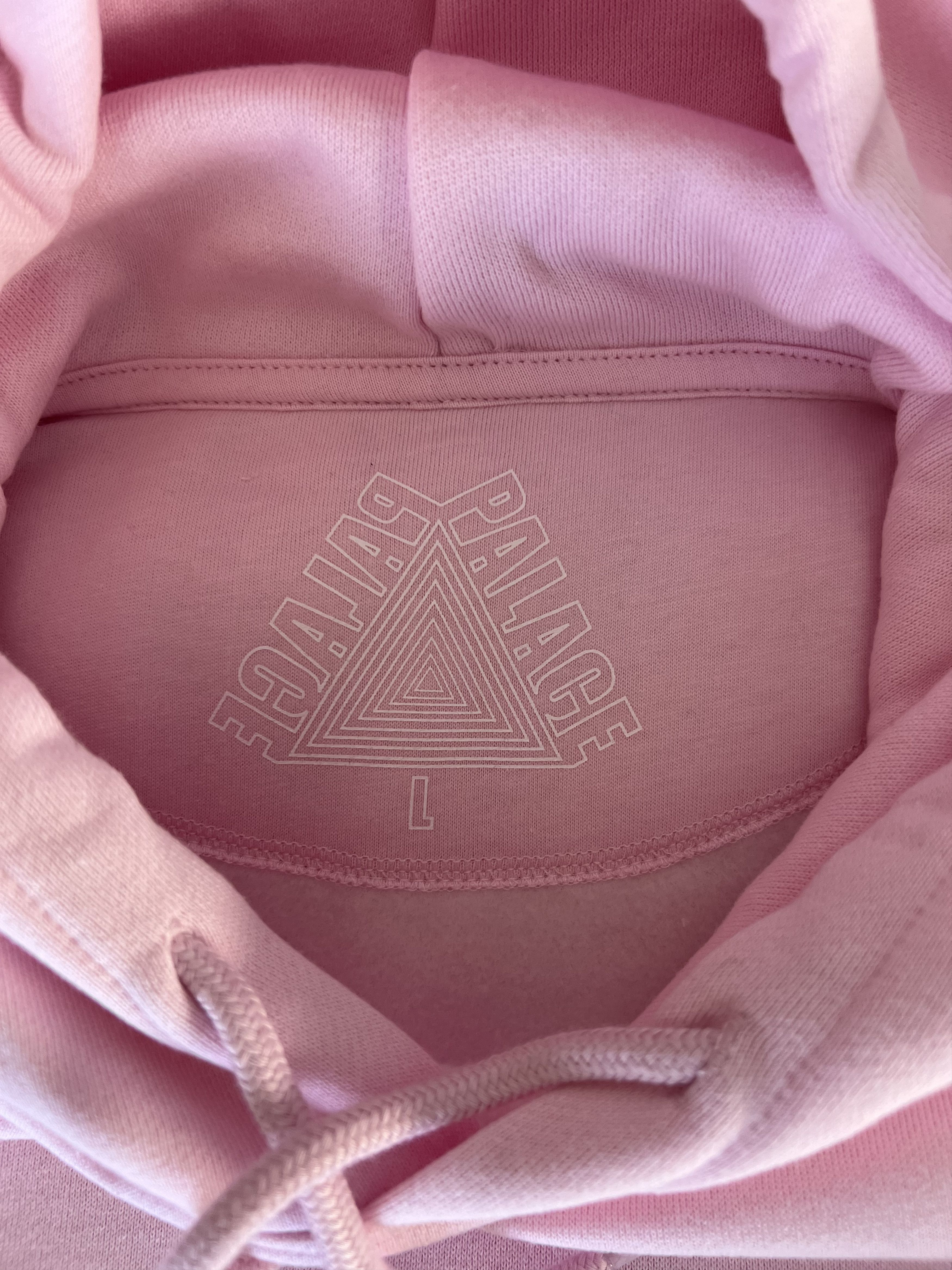 Palace Palace Skateboards Rear View Hoodie in Lush Flush Pink Size US L / EU 52-54 / 3 - 5 Thumbnail