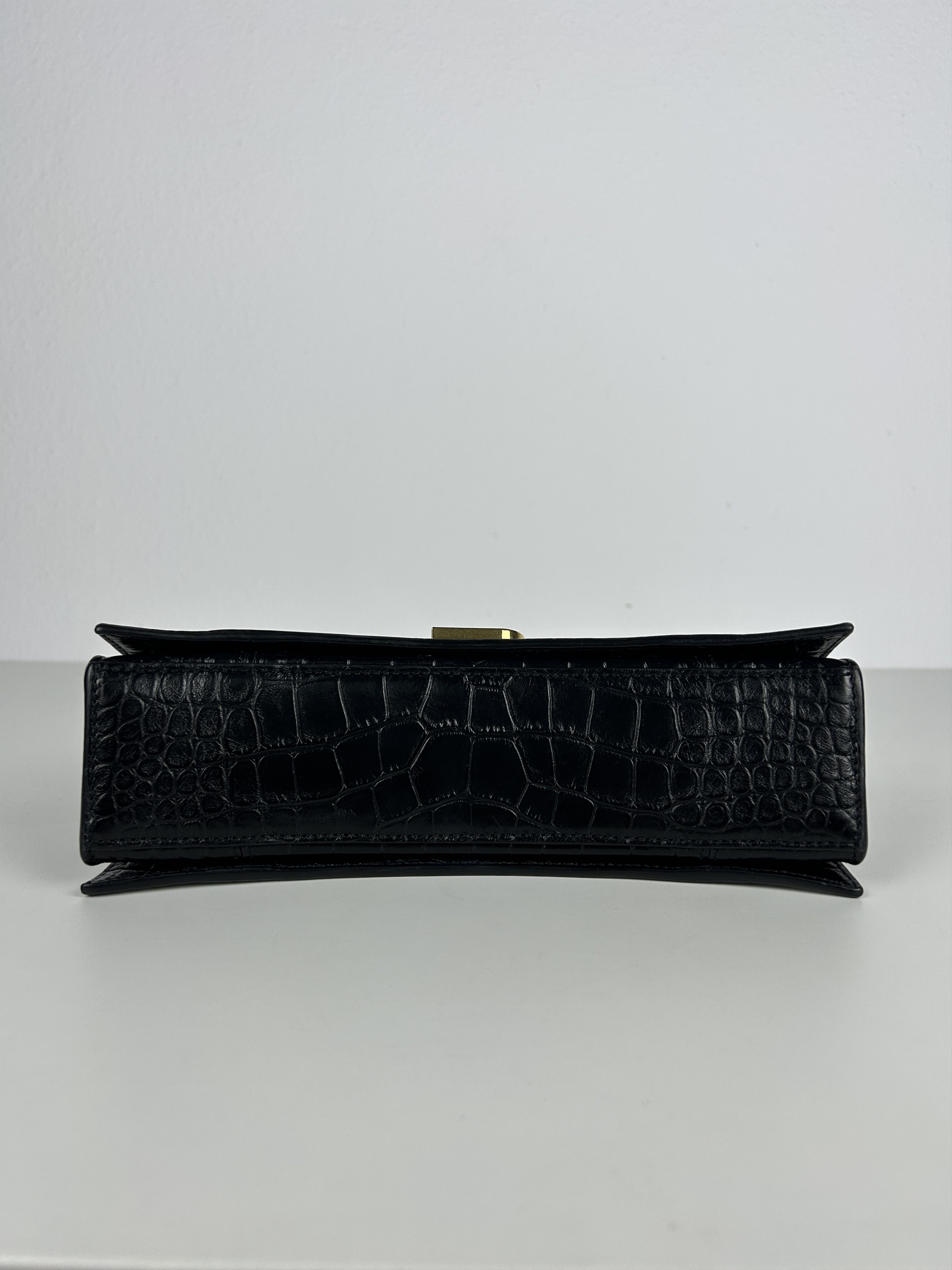 Balenciaga Balenciaga hourglass in black embossed calf leather Size ONE SIZE - 4 Thumbnail