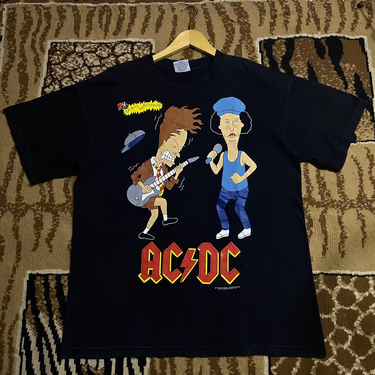 Made In Usa × Streetwear × Vintage MTV Beavis and Butthead ACDC 1996 ...