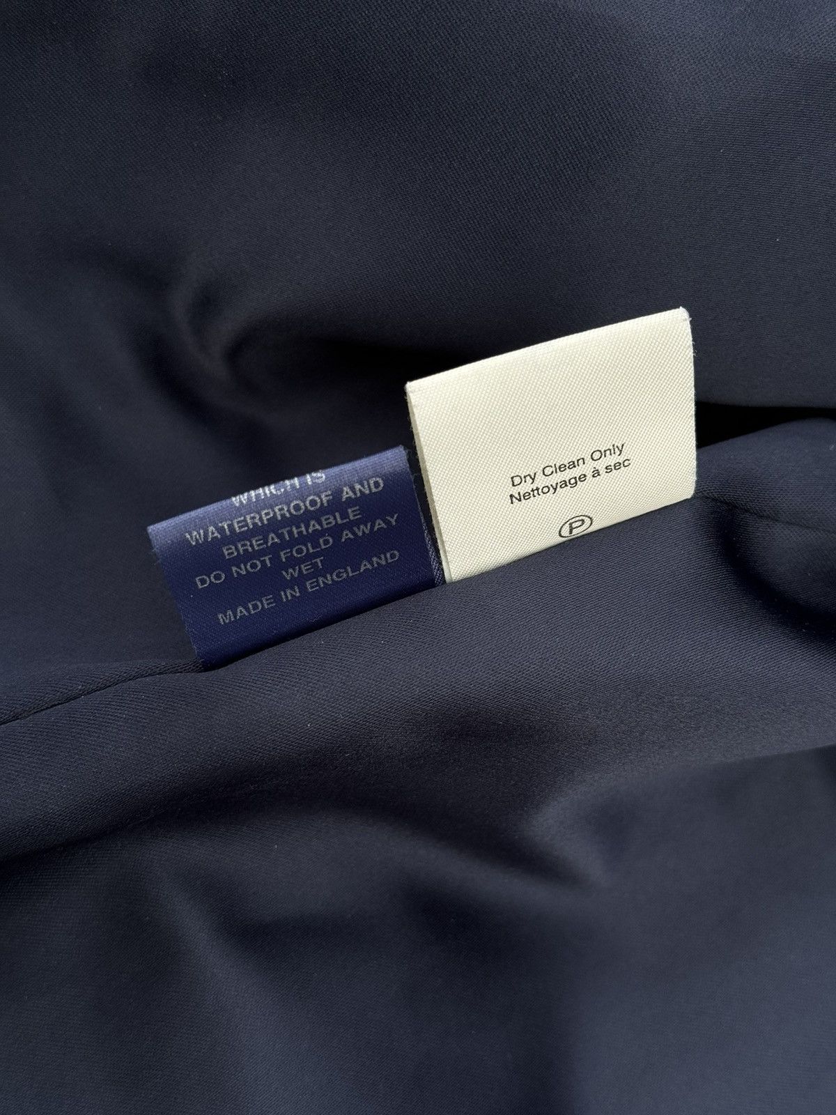 Turnbull & Asser Turnbull Asser Waterproof wool tweed blue coat Size US XL / EU 56 / 4 - 12 Thumbnail