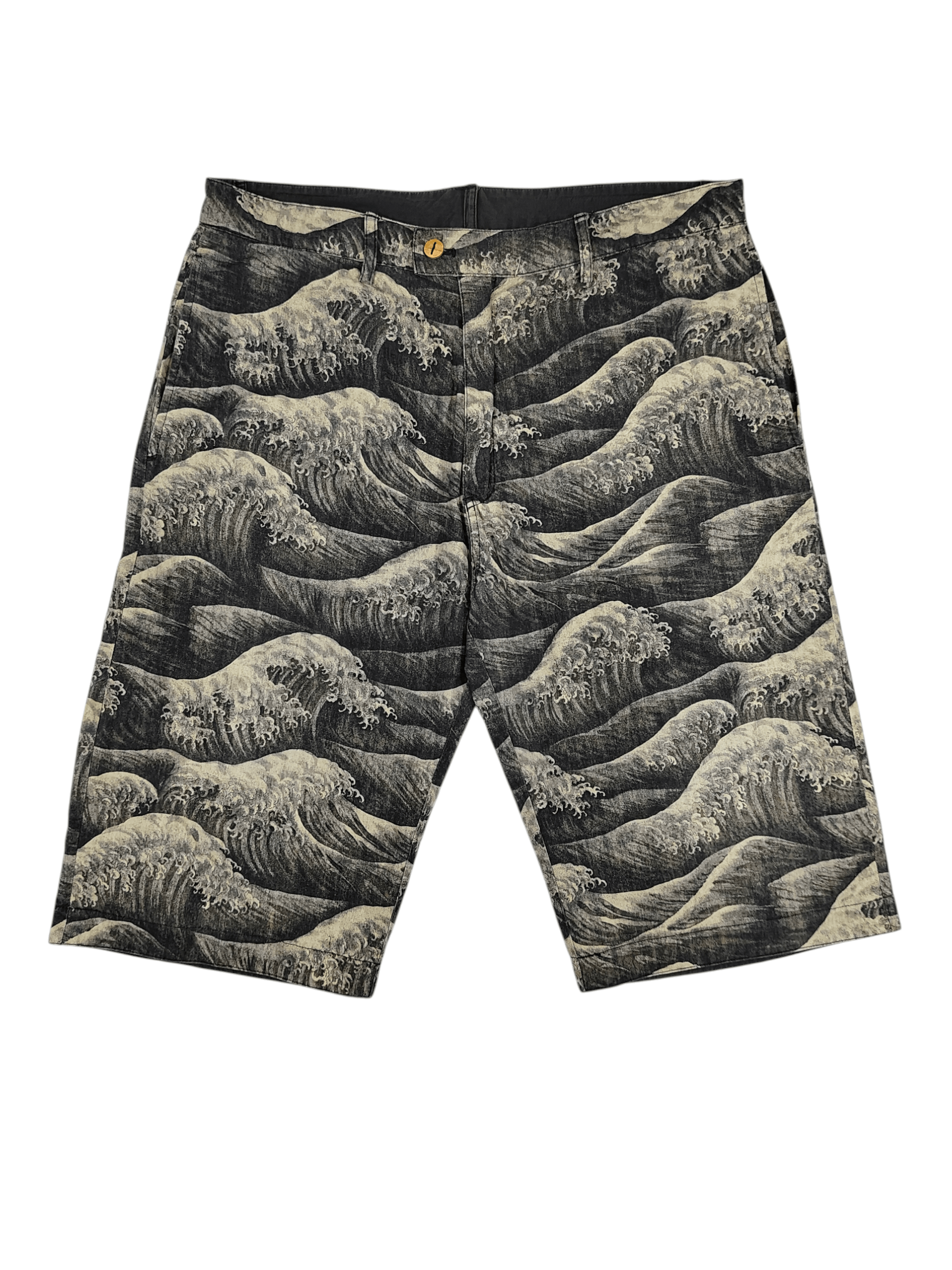 Eternal 🇯🇵 Eternal "The Great Waves off Kanagawa" Reversibel Pants Size US 34 / EU 50 - 2 Thumbnail