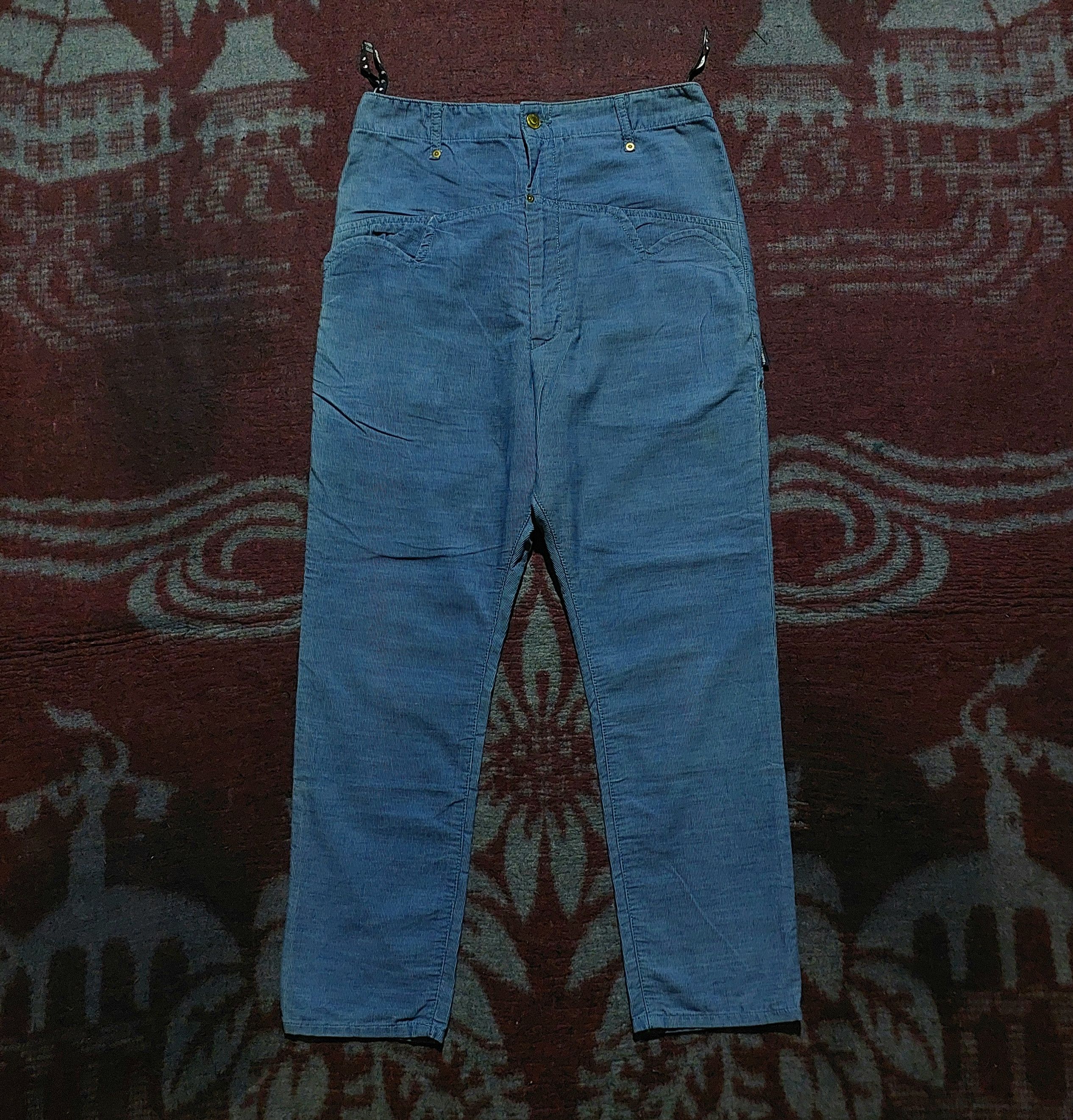 Issey Miyake mercibeaucoup issey miyake corduray drop crotch pants Size US 30 / EU 46 - 1 Thumbnail