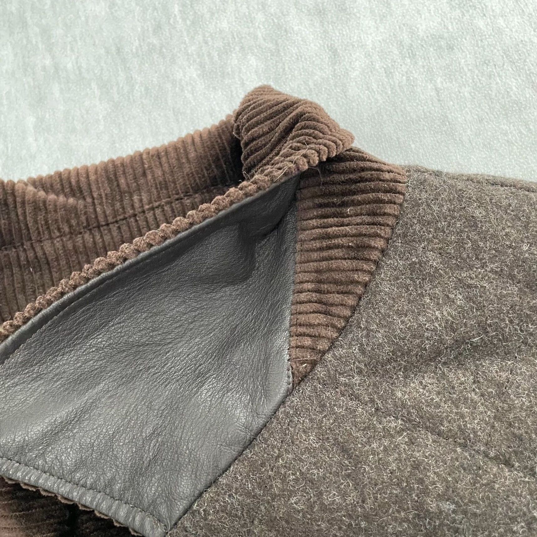 Vintage VINTAGE The Andover Shop Men’s Overcoat Jacket Wool Blend Brown 42R Quilted Fall Winter Size US XS / EU 42 / 0 - 6 Thumbnail