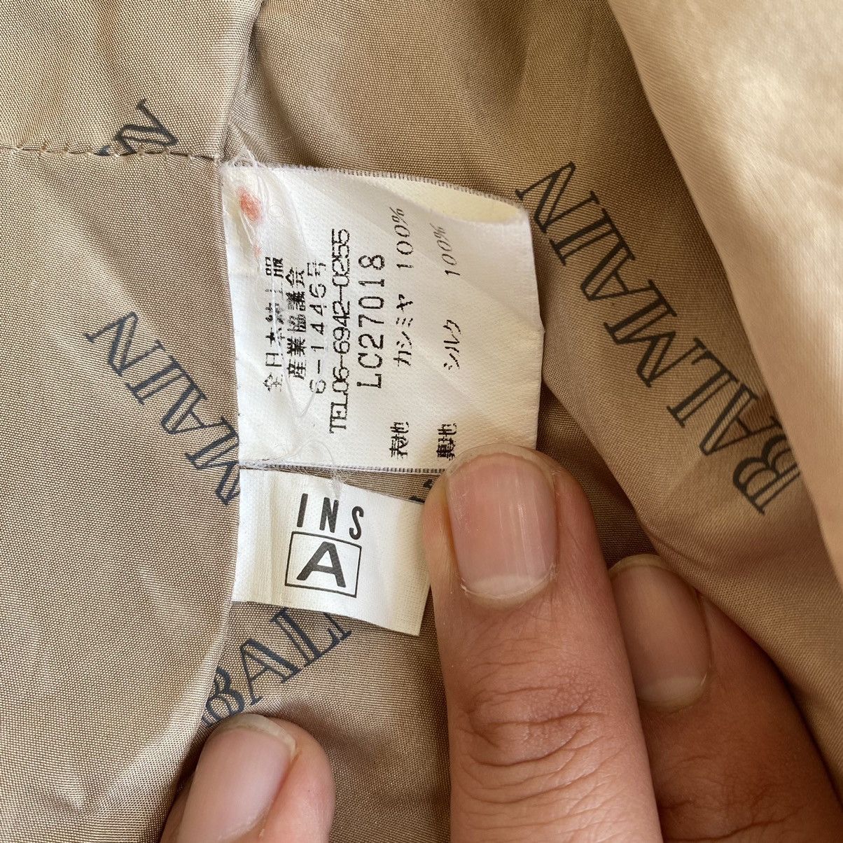 Balmain × Designer Balmain Paris Cashmere Trench Coat Size US M / EU 48-50 / 2 - 22 Thumbnail