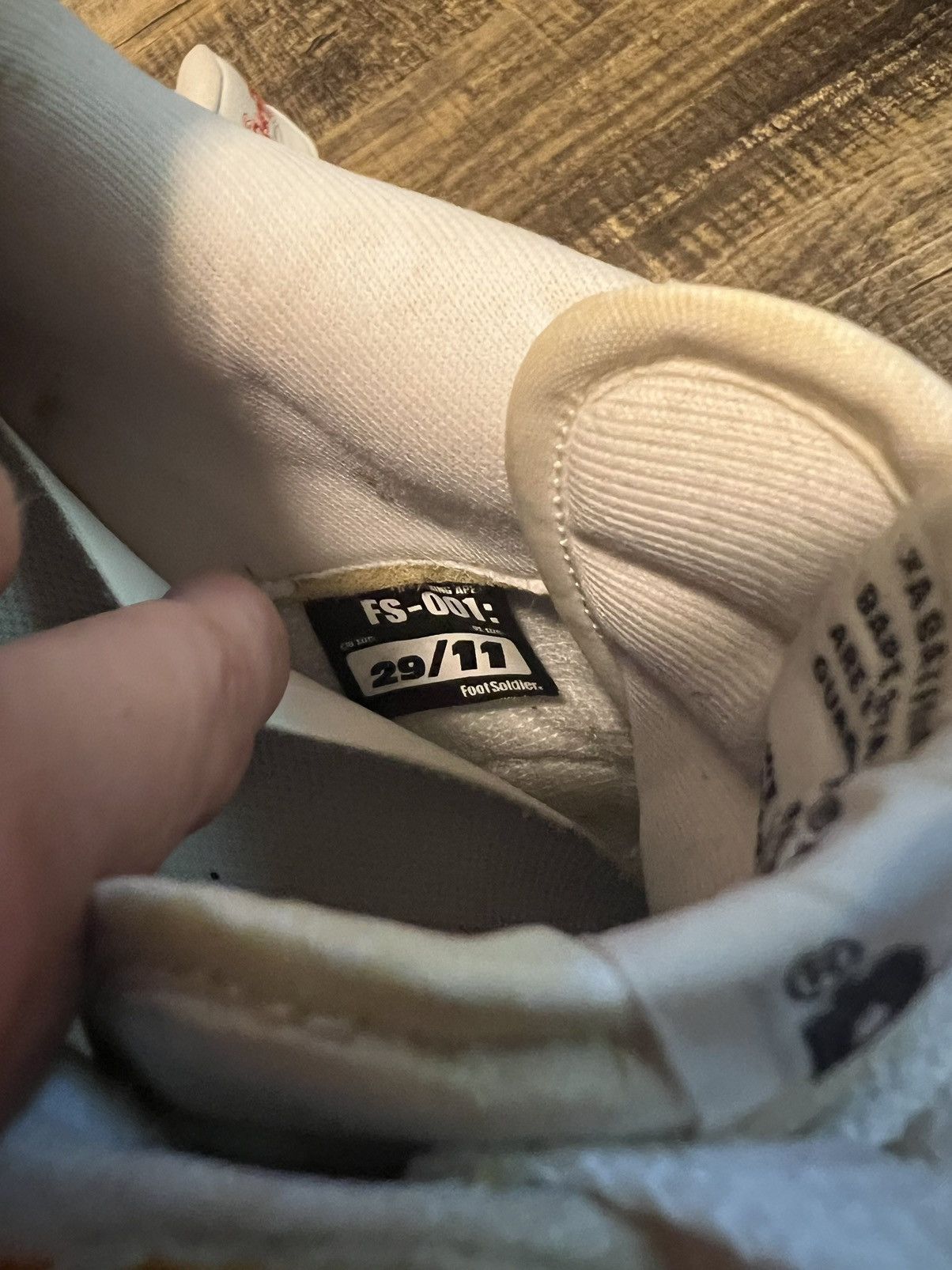 Bape × Nigo Multi-Color Bapesta Shoes Size US 11 / EU 44 - 7 Thumbnail