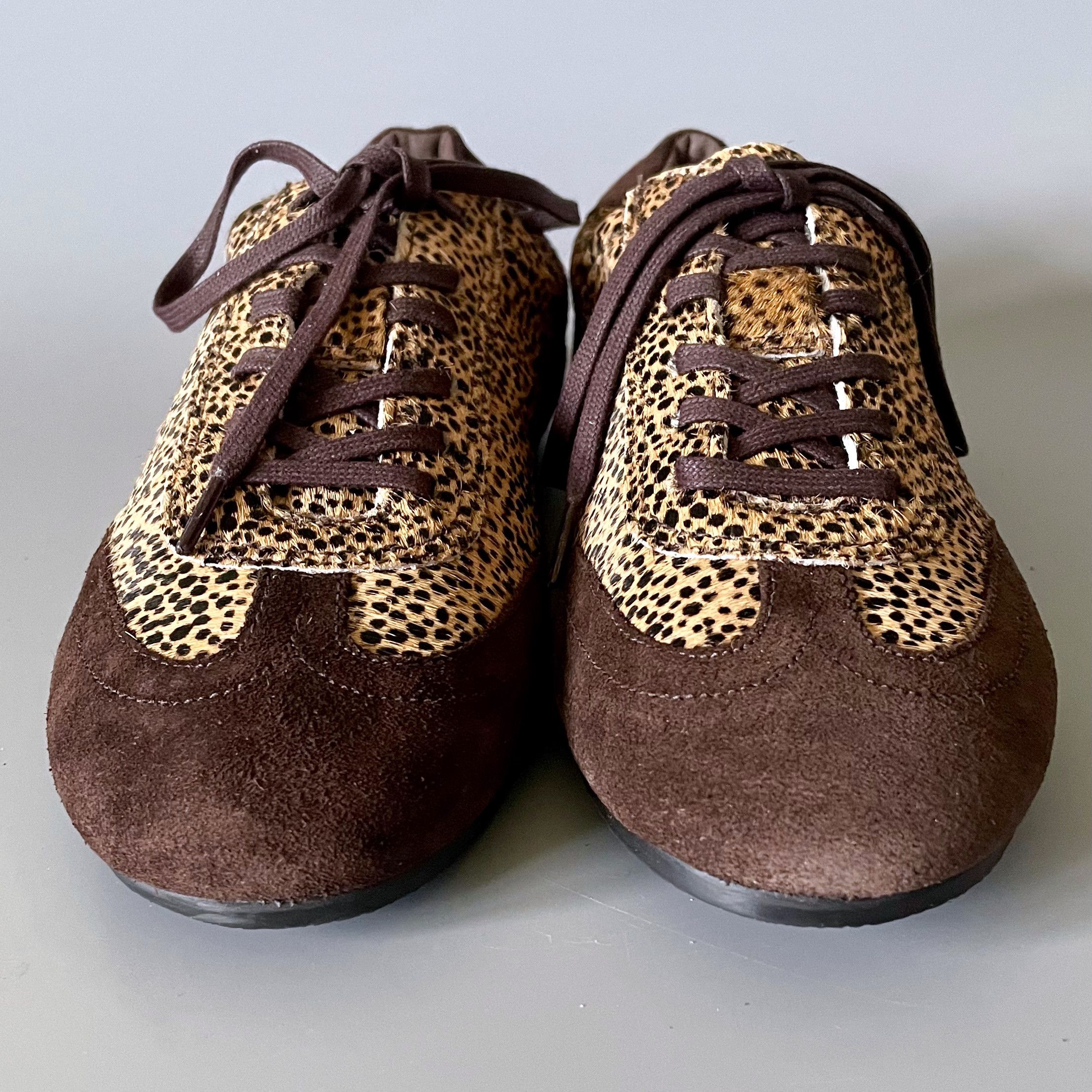 Anthropologie Anthropologie Maeve Low Profile Sneakers, Leopard Print Size US 7 / IT 37 - 6 Thumbnail