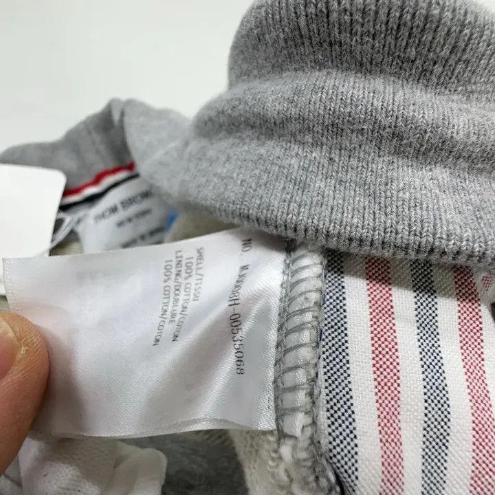 Thom Browne Gray Striped Knitted Sweatpants for Men -2507