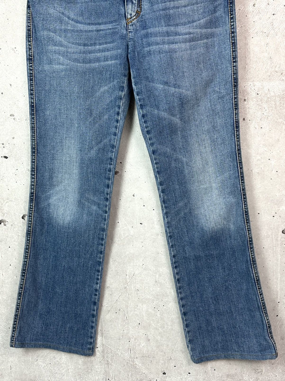 Roberto Cavalli Vintage Roberto Cavalli Blue Washed Cotton Women’s Jeans Size 32" / US 10 / IT 46 - 4 Thumbnail