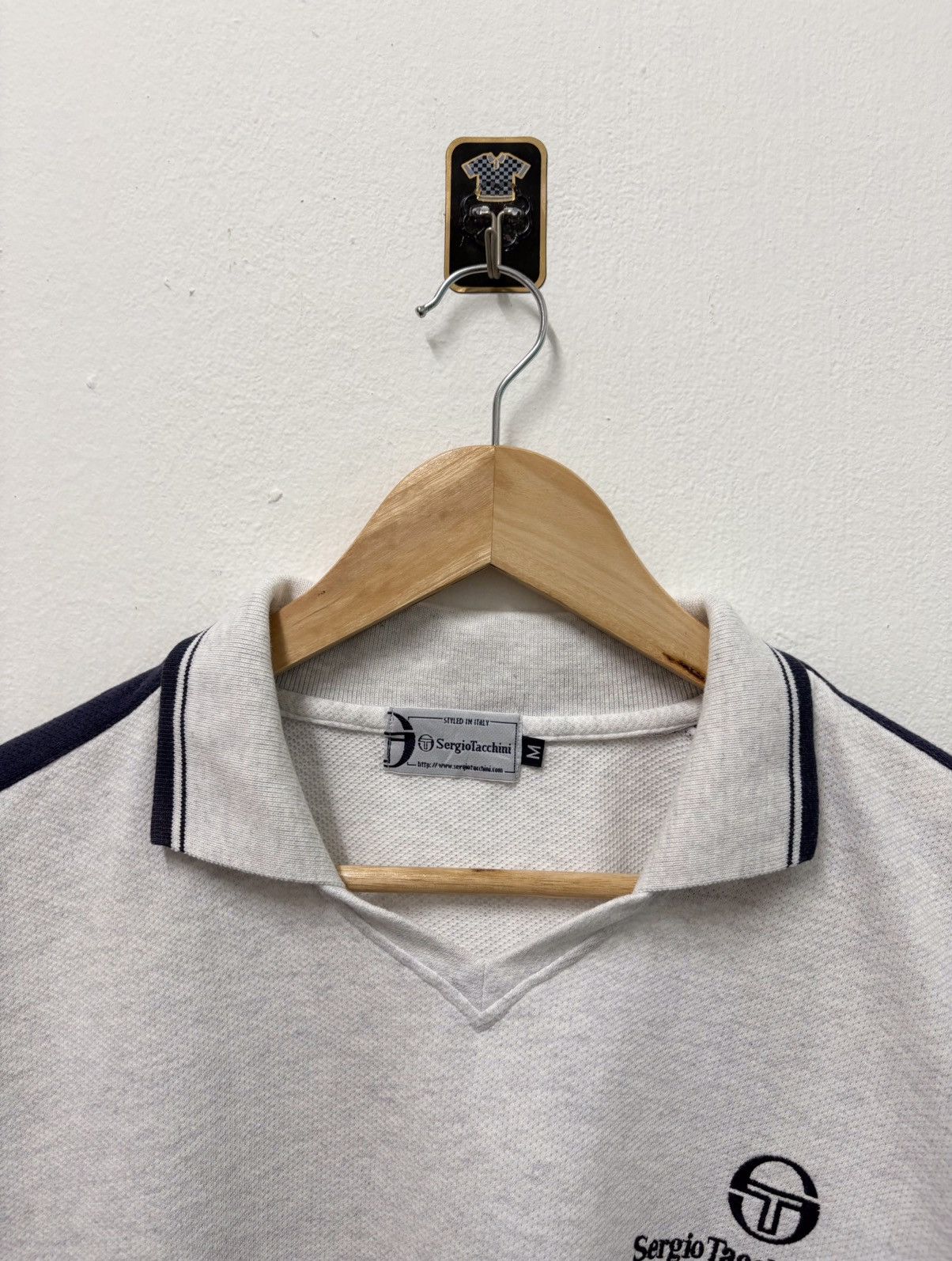 Sergio Tacchini Vintage 90's Sergio Tacchini Italy / Casual Golf Polo Shirt Size US M / EU 48-50 / 2 - 7 Thumbnail