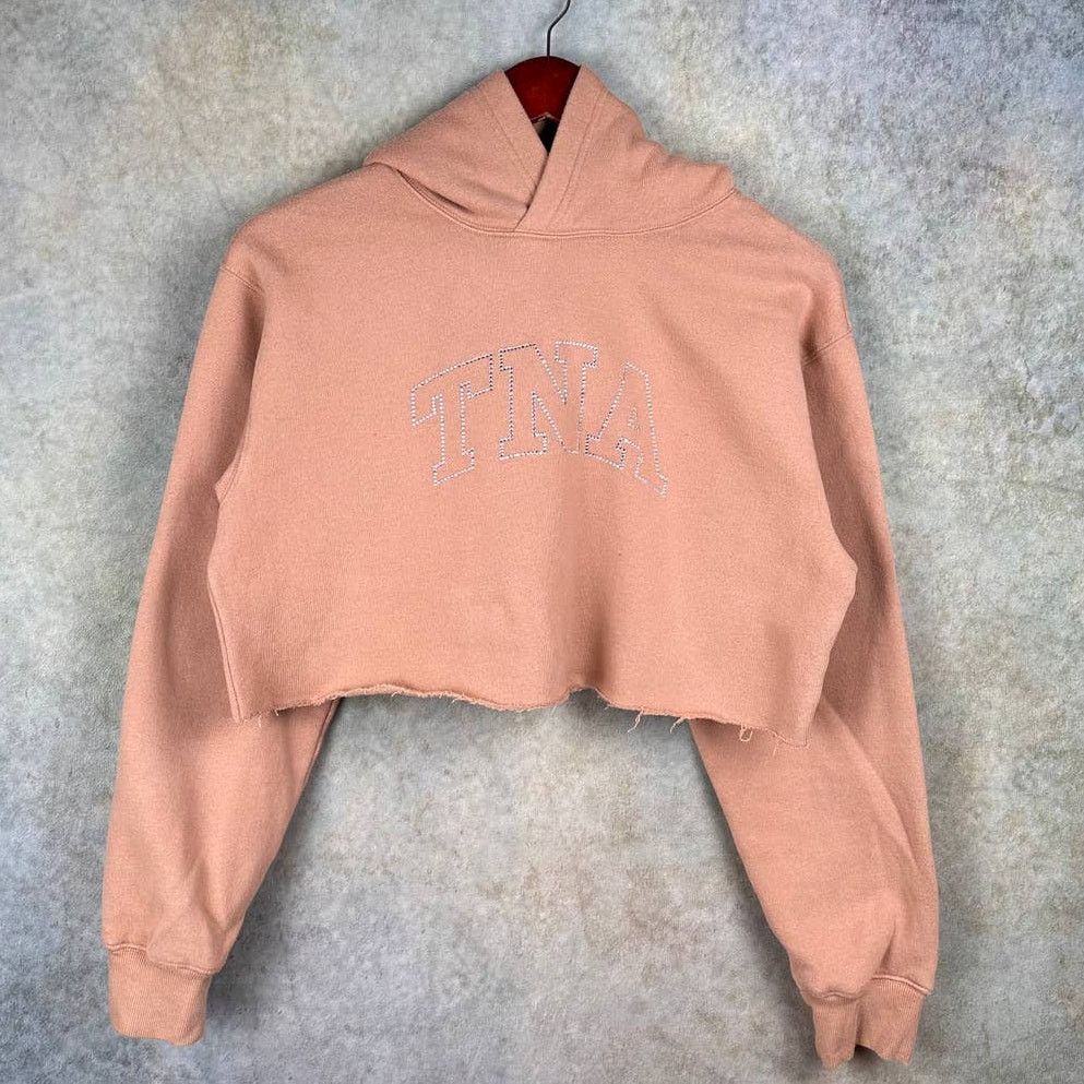 Aritzia Aritzia TNA The Perfect Cropped Hoodie S Tan Brown Gemstone Size S / US 4 / IT 40 - 2 Thumbnail