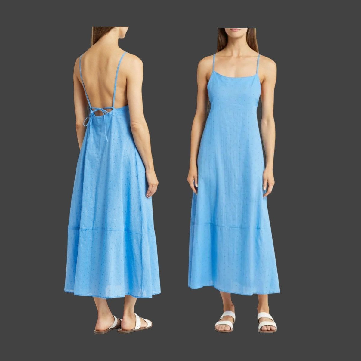Nordstrom Vitamin A Women’s Nordstrom Mari Maxi Dress Ocean Blue Sz S Size S / US 4 / IT 40 - 3 Thumbnail