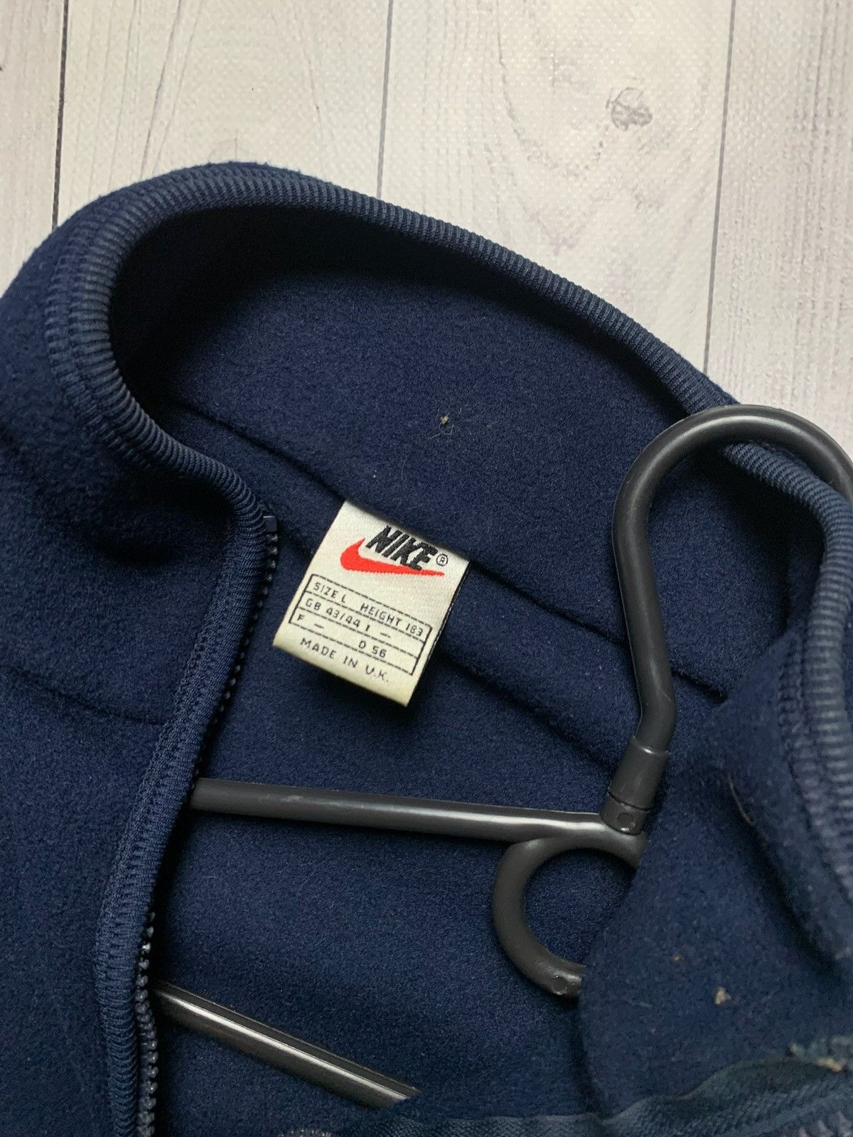 Vintage Vintage Nike Fleece jacket zip 1/4 size L logo Size US L / EU 52-54 / 3 - 5 Thumbnail