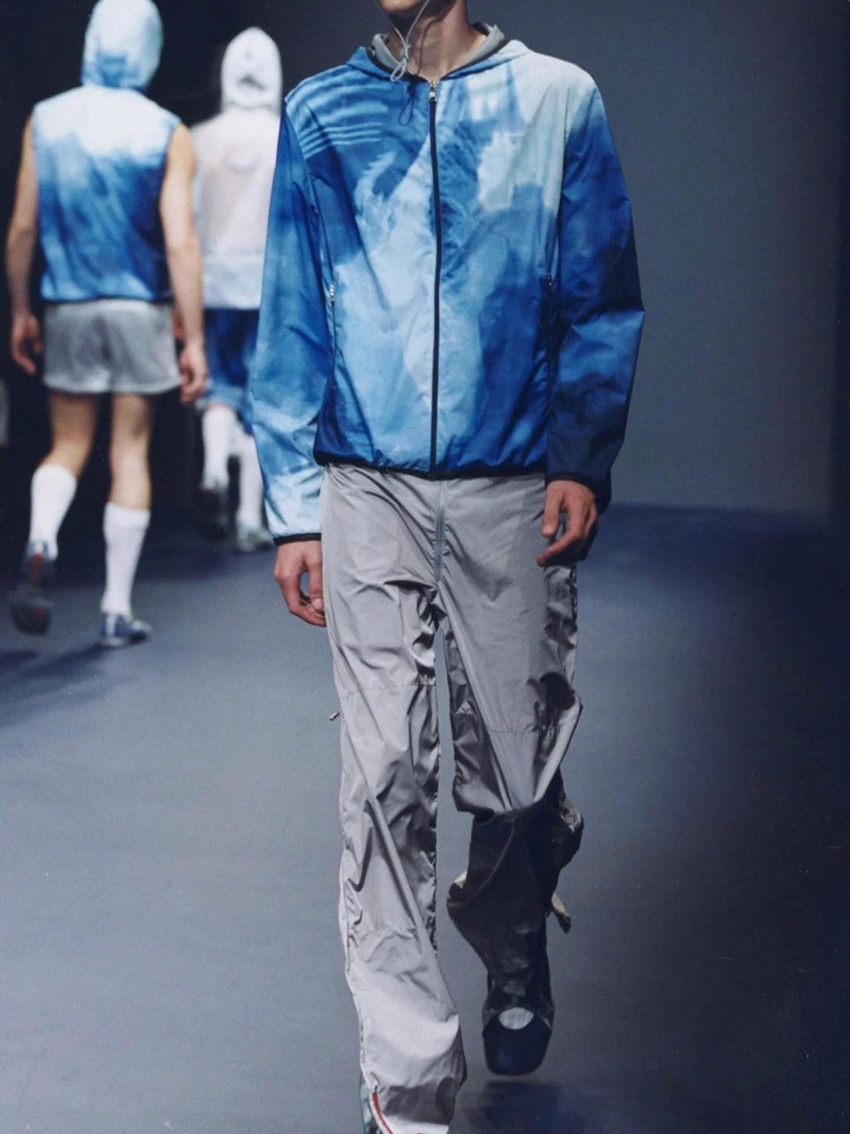 Prada SS00 Prada Sport Royal Blue Cloud Jacket Size US L / EU 52-54 / 3 - 6 Thumbnail