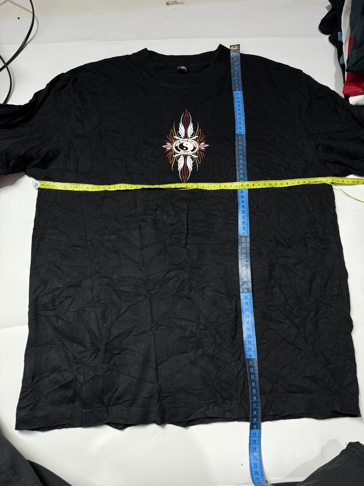 Yasuyuki Ishii Japanese Tribal Poem Surf Design Long Sleeve Size US L / EU 52-54 / 3 - 7 Thumbnail