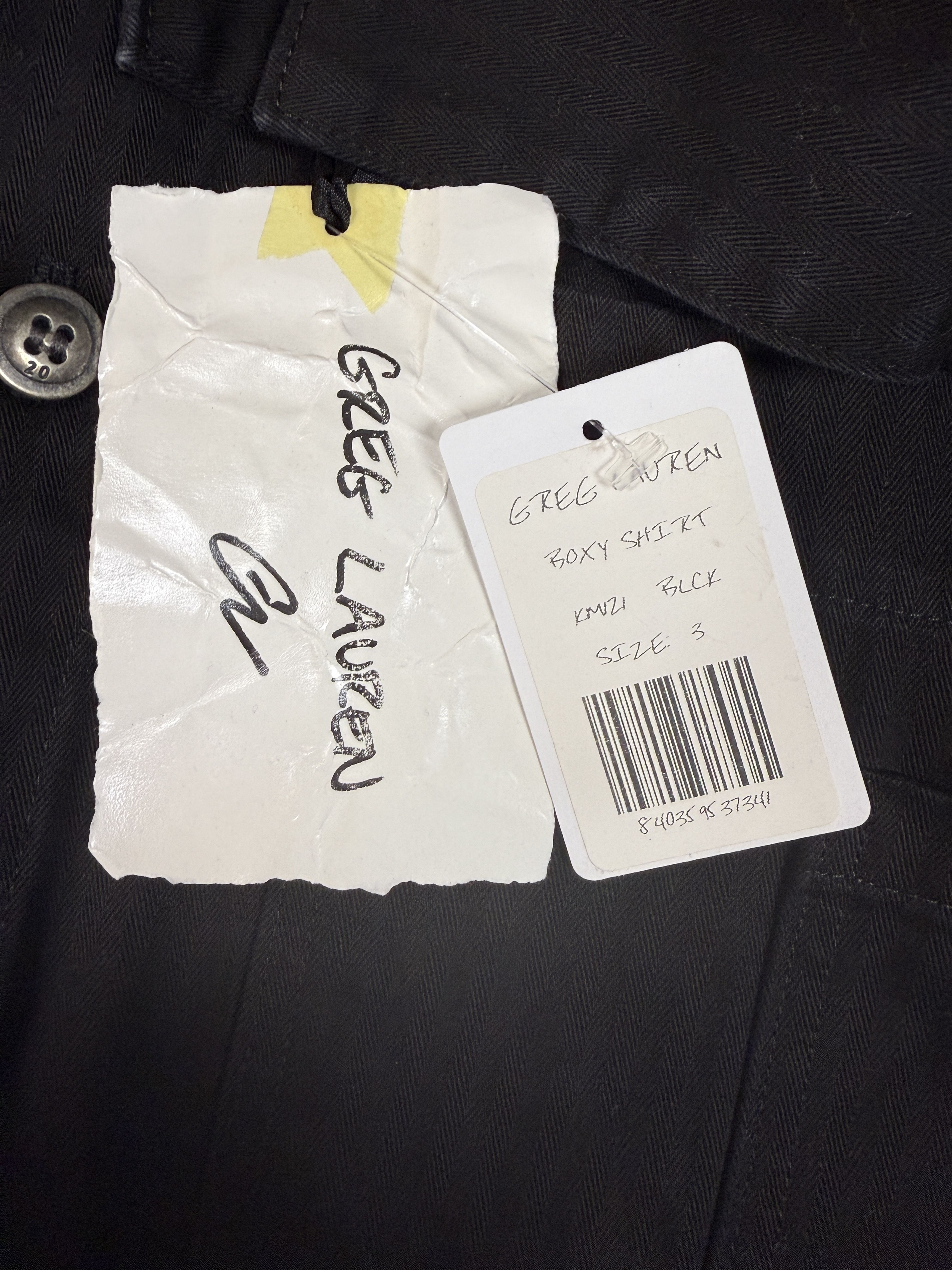Greg Lauren $850 Greg Lauren Black Boxy Jacket Size US L / EU 52-54 / 3 - 9 Thumbnail