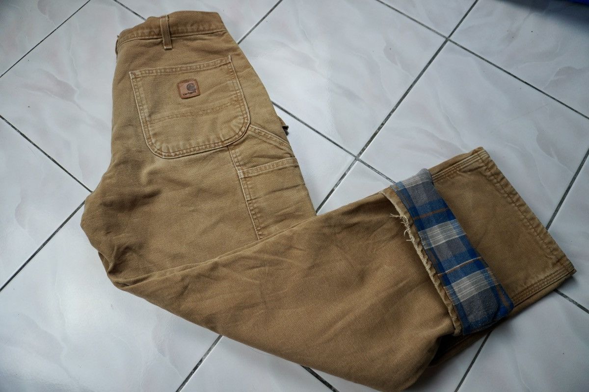 Carhartt × Carhartt Wip Carhartt carpenter original dungaree fit double layer plaid Size US 32 / EU 48 - 1 Thumbnail