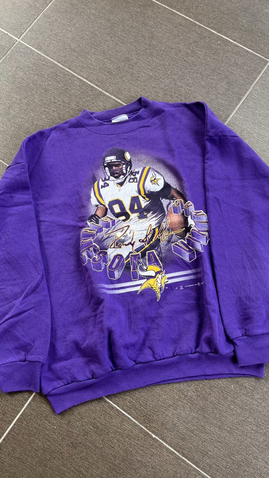 Tultex Vintage Sweatshirt NFL Vikings Size US XL / EU 56 / 4 - 1 Thumbnail