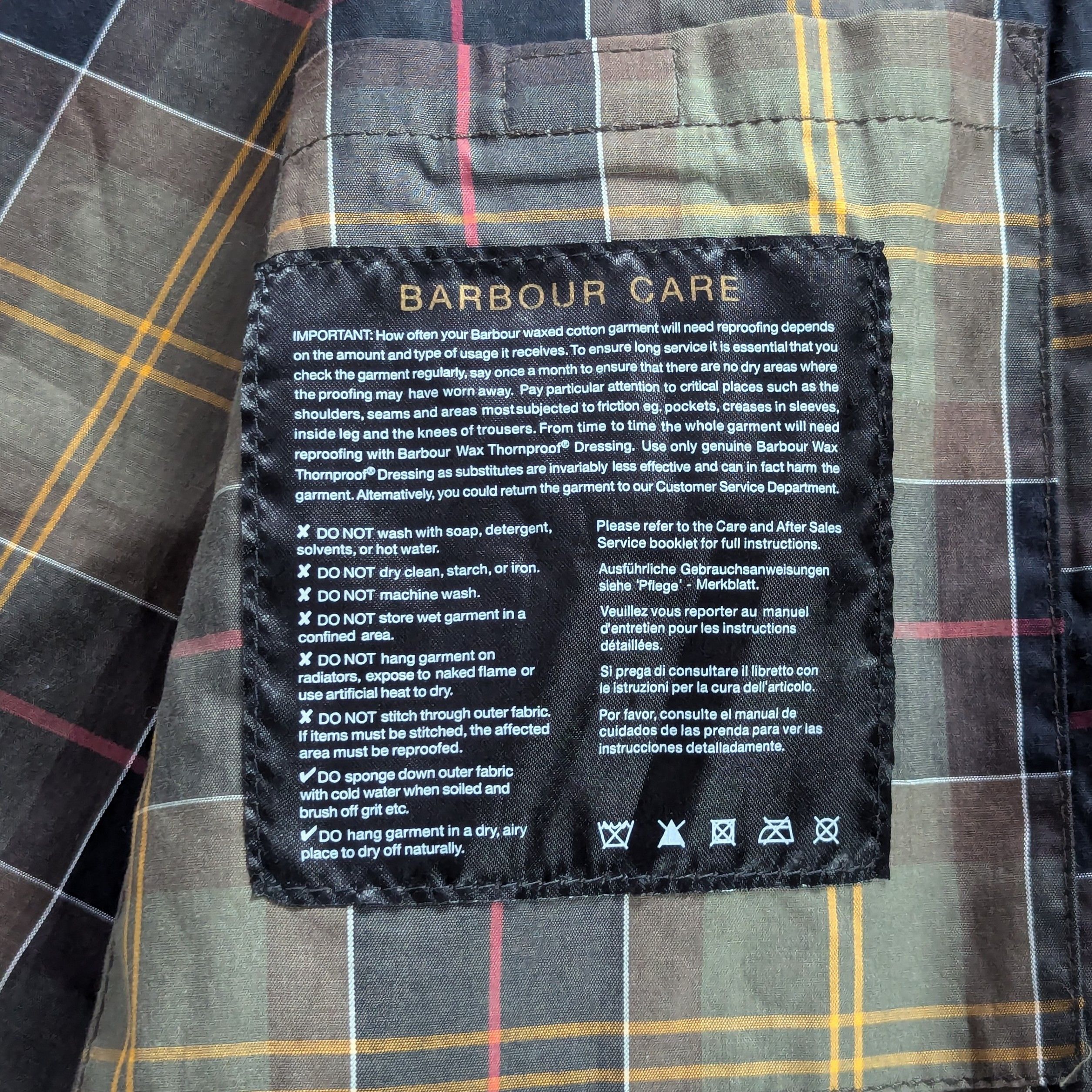 Barbour Barbour Lowland Wax Men's Jacket Brown Size XL Waxed Cotton Size US XL / EU 56 / 4 - 16 Thumbnail