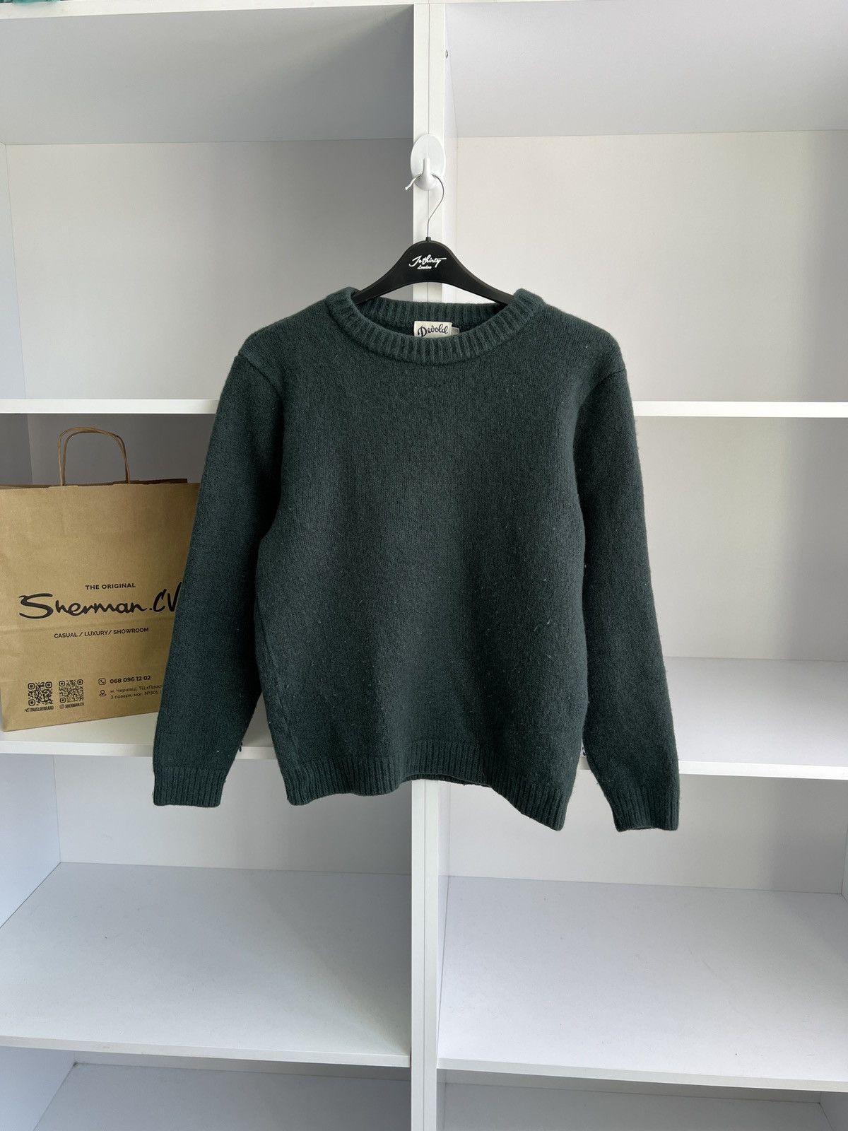 Vintage Vintage Devold Norway Green Sweater Size US S / EU 44-46 / 1 - 1 Thumbnail