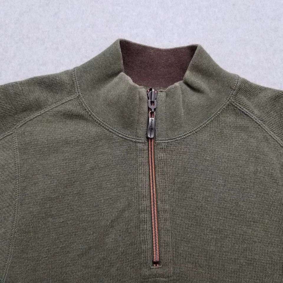 Tommy Bahama Tommy Bahama Sweater Mens Large Long Sleeve Zip Mock Neck Size US L / EU 52-54 / 3 - 5 Thumbnail