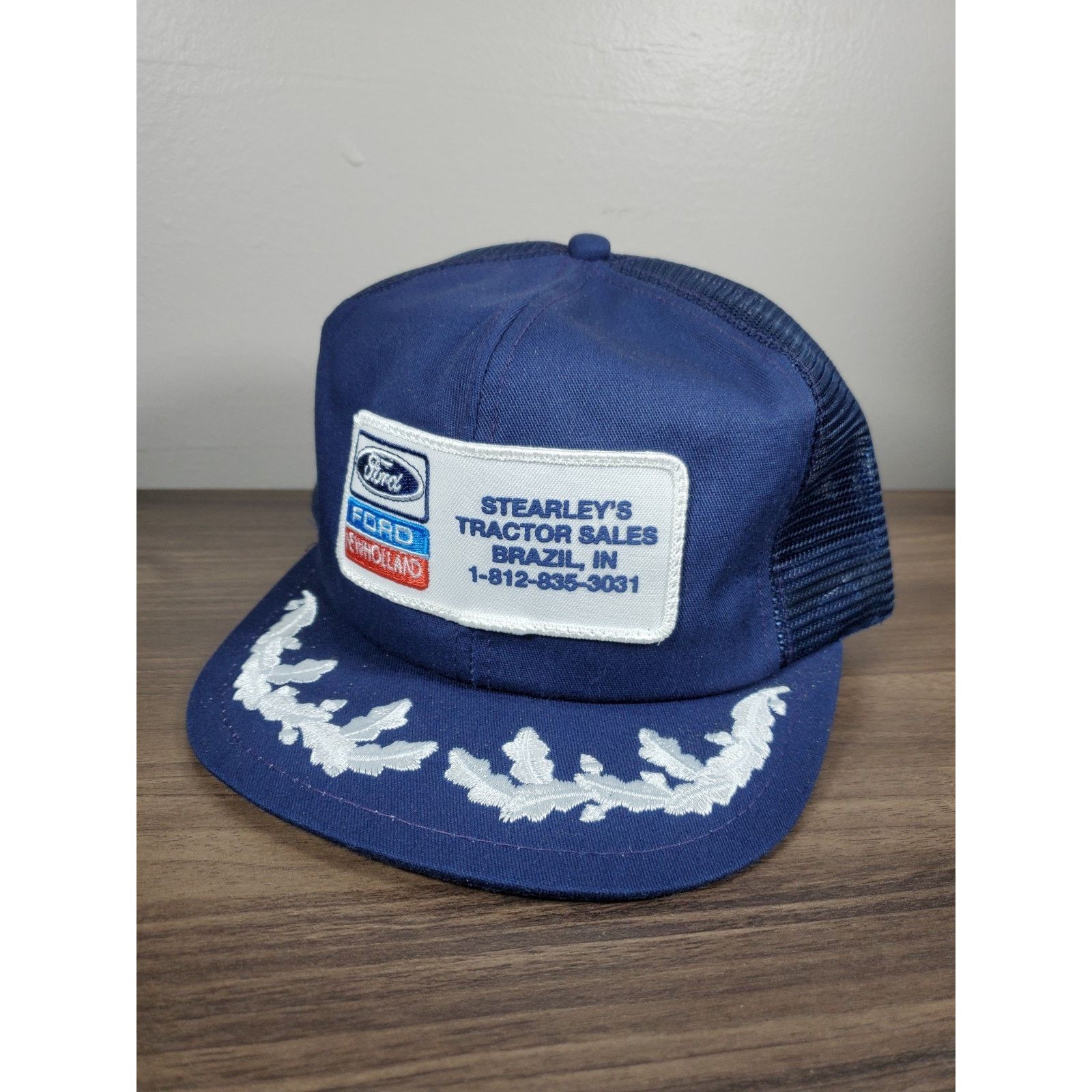Ford × Vintage Ford New Holland Brazil IN Trucker Hat Snapback Cap K-Brand Size ONE SIZE - 2 Thumbnail
