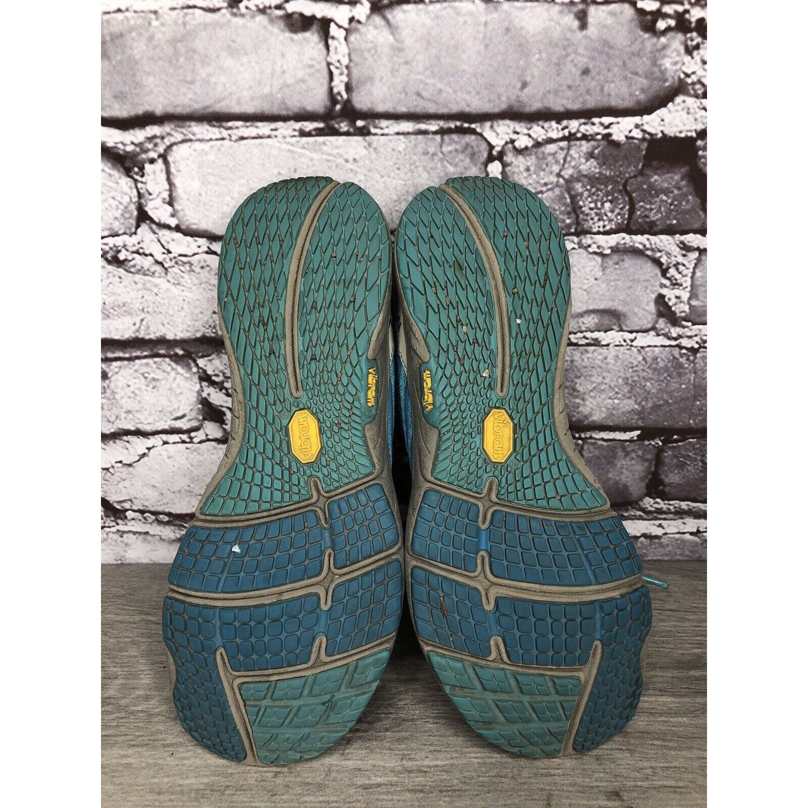 Merrell Merrell Aqua Blue Synthetic Vibram Outsole Light Weight Lace Size US 10.5 / IT 40.5 - 16 Thumbnail
