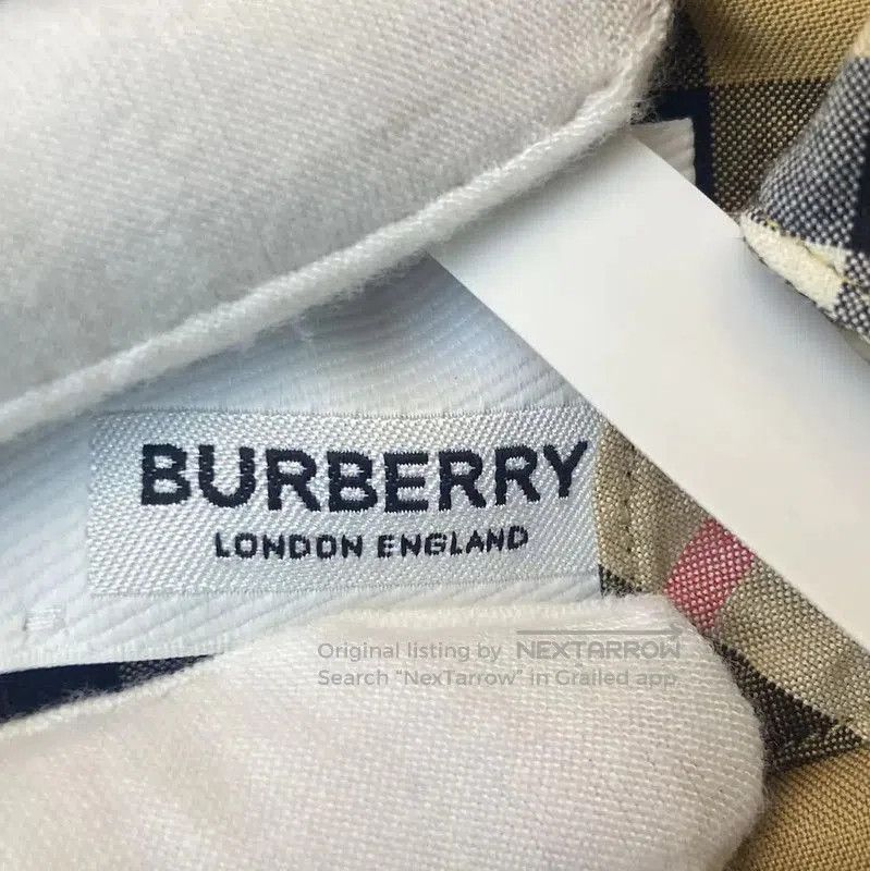 Burberry Burberry Brown Cotton Long Sleeve Dress. Size M / US 6-8 / IT 42-44 - 5 Thumbnail