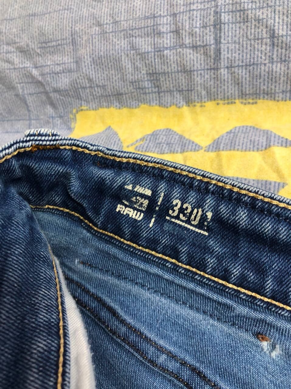 G-Star Vintage G Star Raw Denim Jeans Y2K Size US 32 / EU 48 - 14 Thumbnail