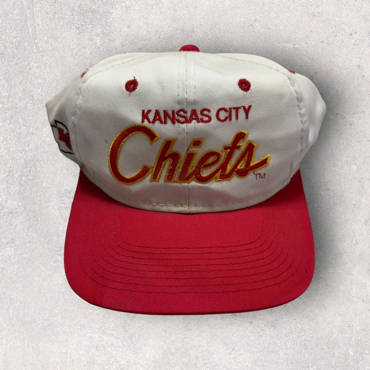 NFL × Sports Specialties × Vintage Vintage Kansas City Chiefs script hat Size ONE SIZE - 1 Thumbnail
