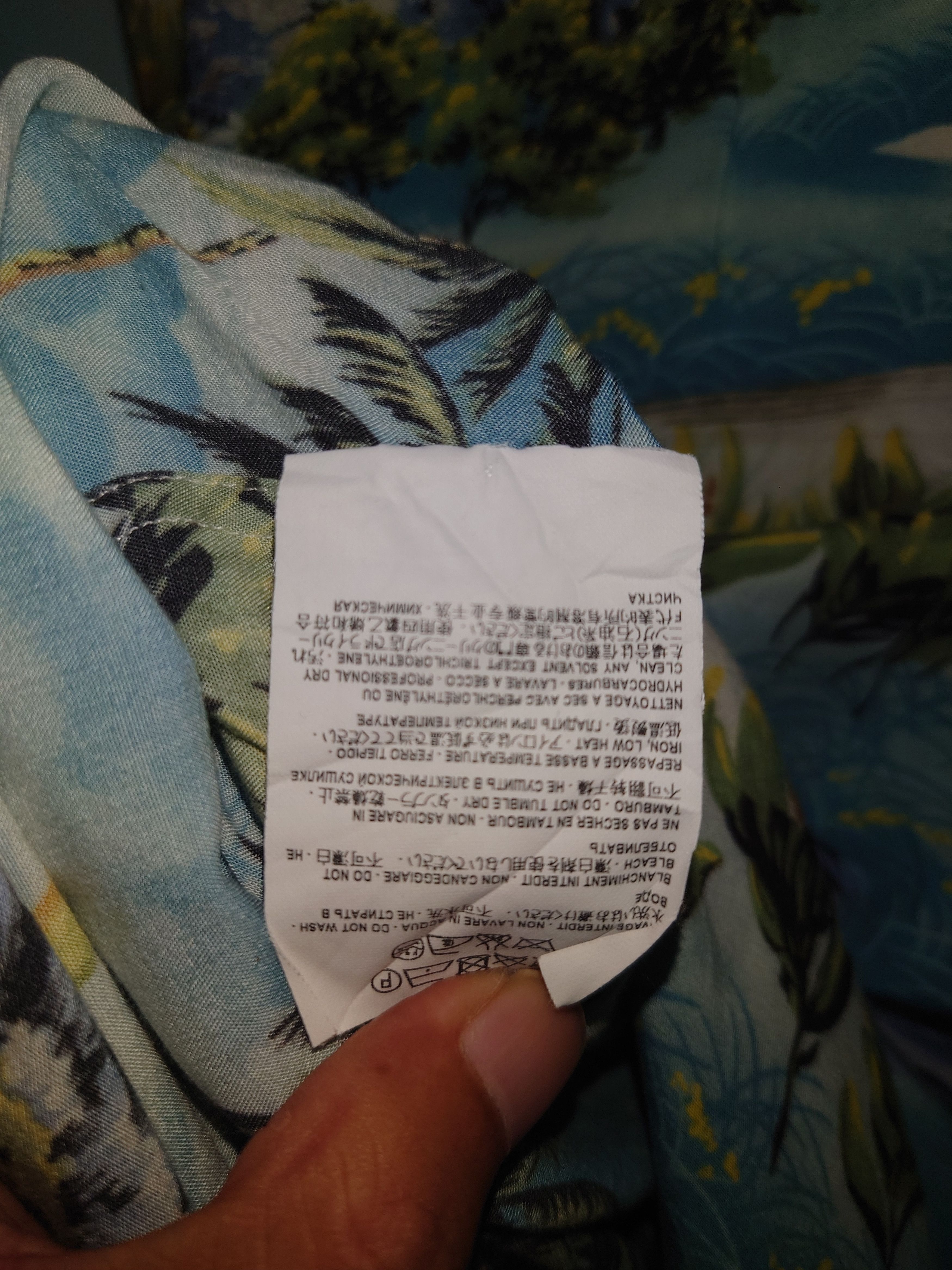 Saint Laurent Paris Saint Laurent Paris SS16 Surf Hawaiian Shirt Size 39 Size US M / EU 48-50 / 2 - 8 Thumbnail